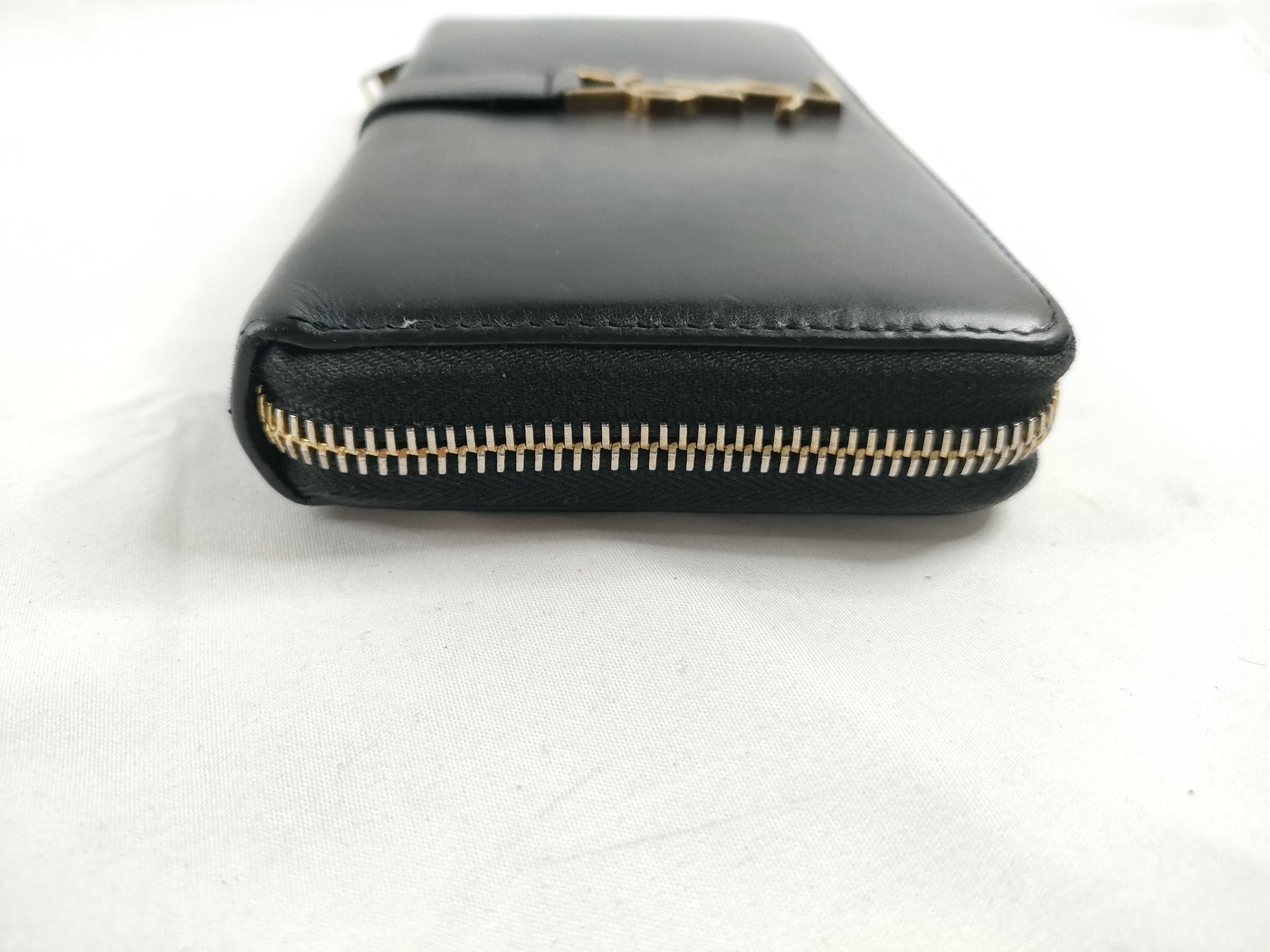 Long Wallet, Round Zip, Black Wallet — view 7