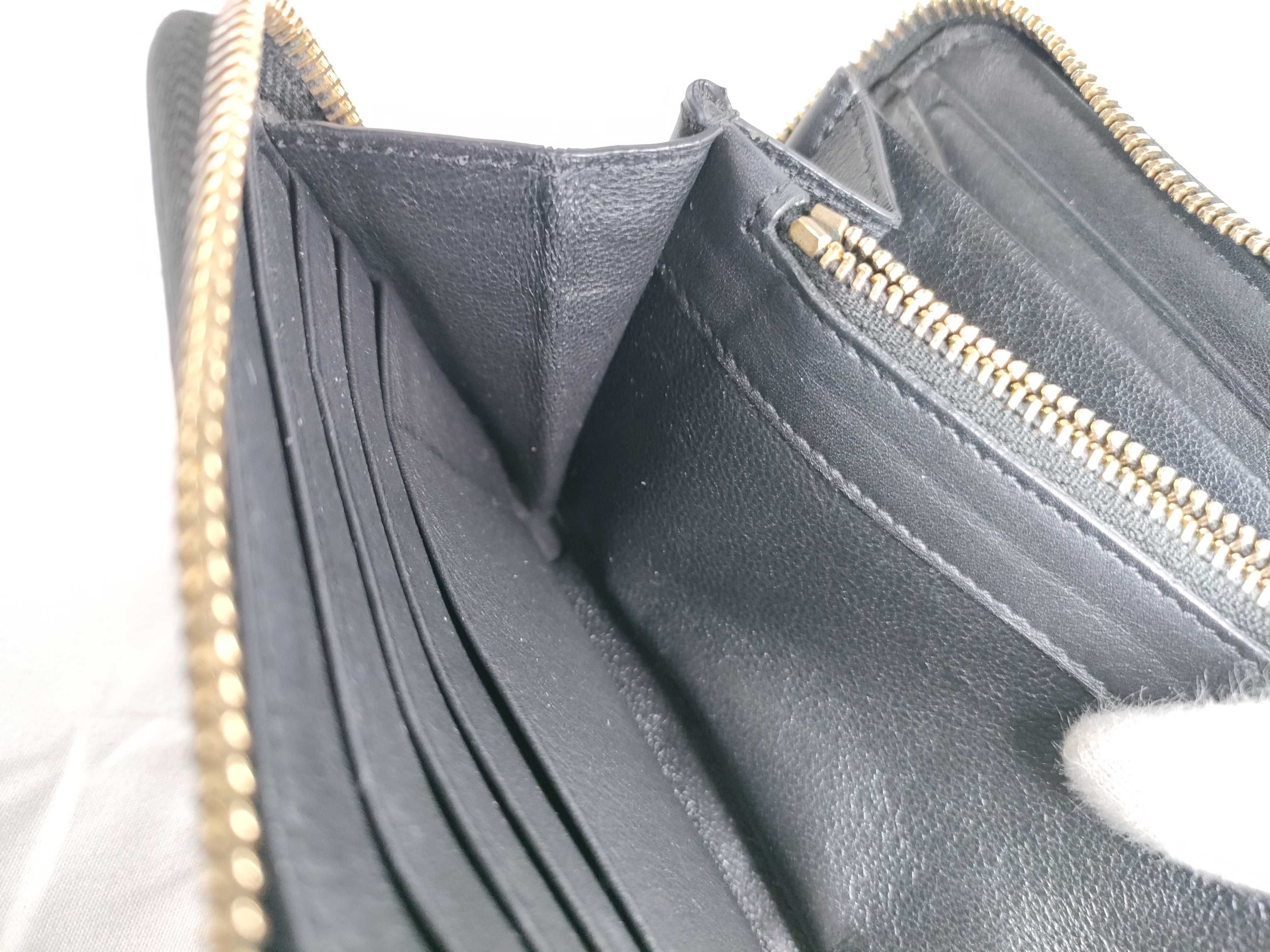 Long Wallet, Round Zip, Black Wallet — view 9