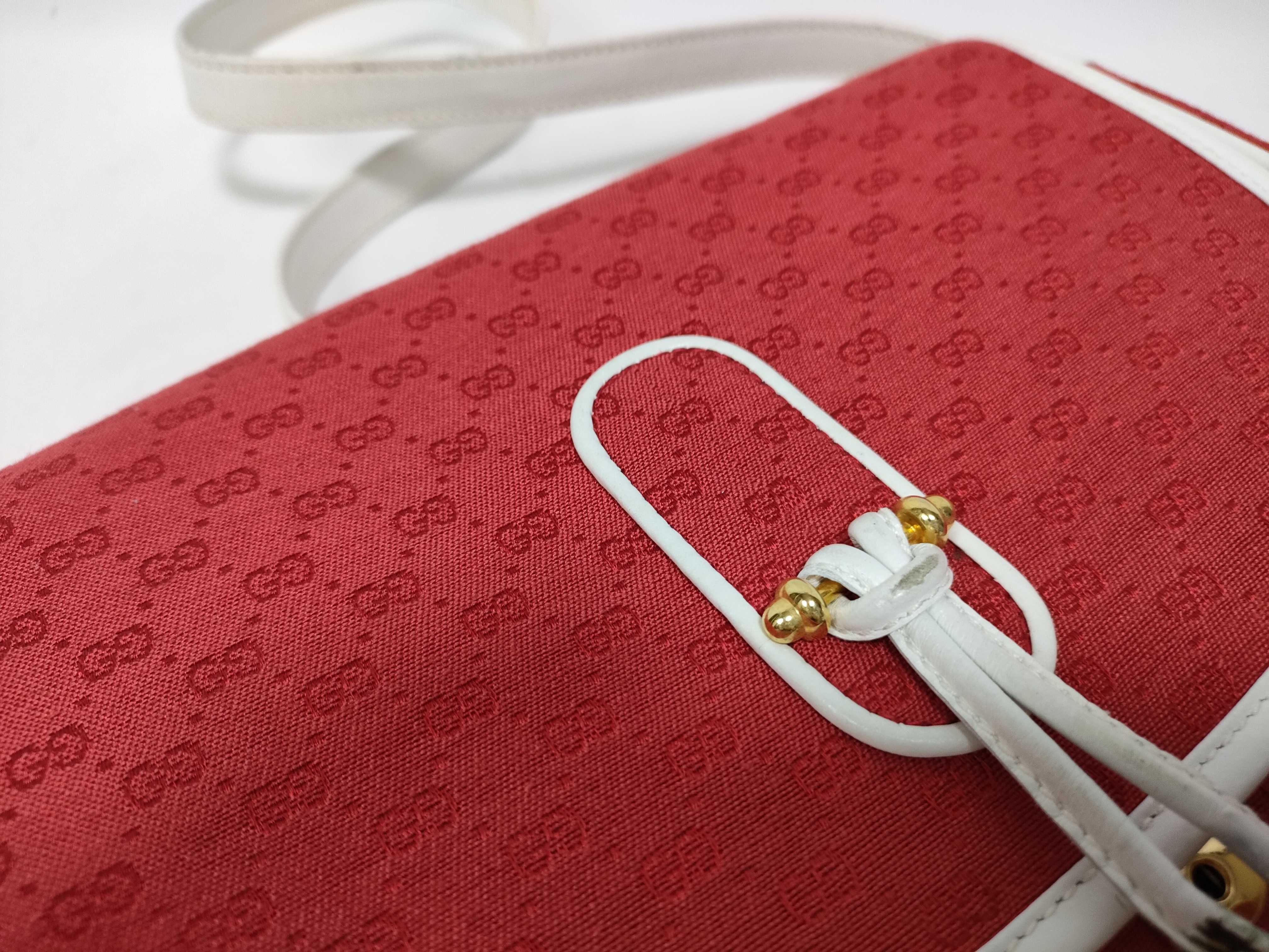 Shoulder Bag, Micro GG, 48・001・4168, Canvas, Red — view 12