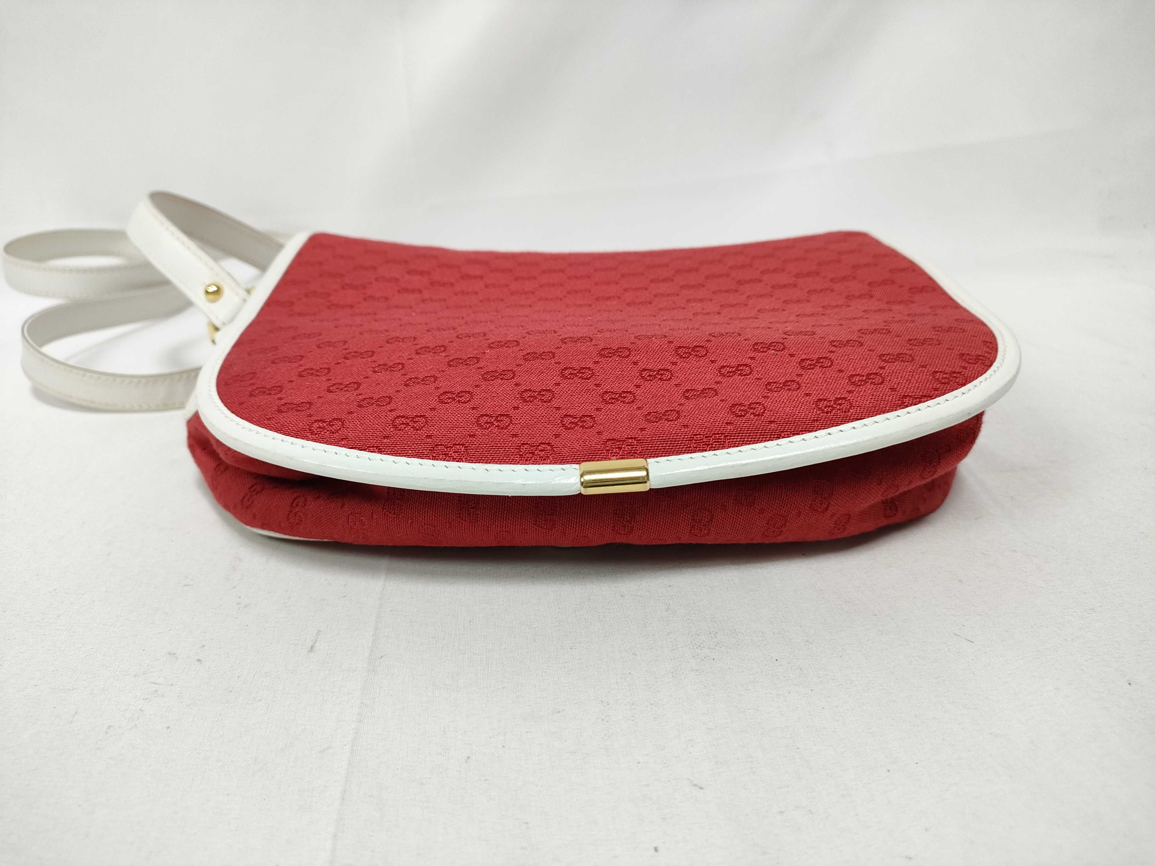 Shoulder Bag, Micro GG, 48・001・4168, Canvas, Red — view 3
