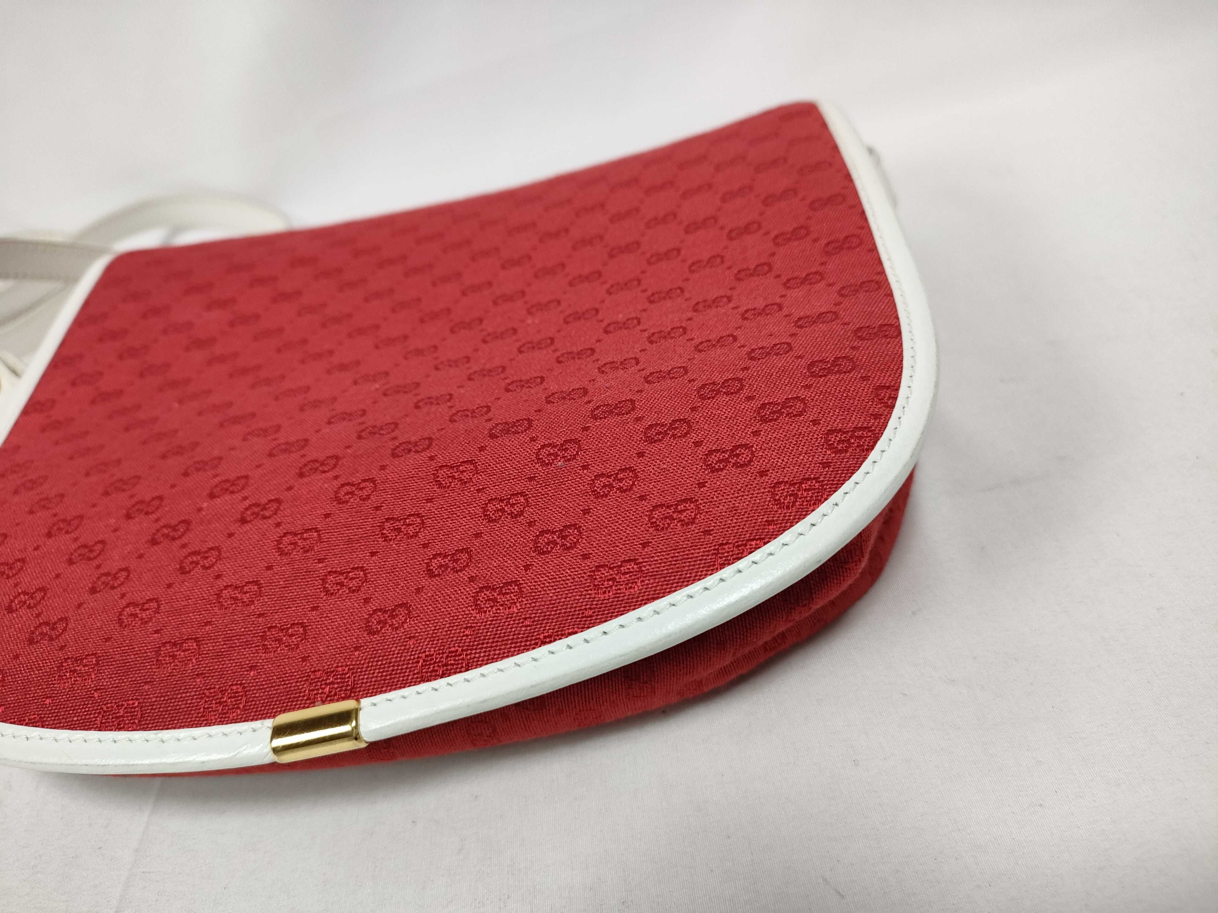 Shoulder Bag, Micro GG, 48・001・4168, Canvas, Red — view 4