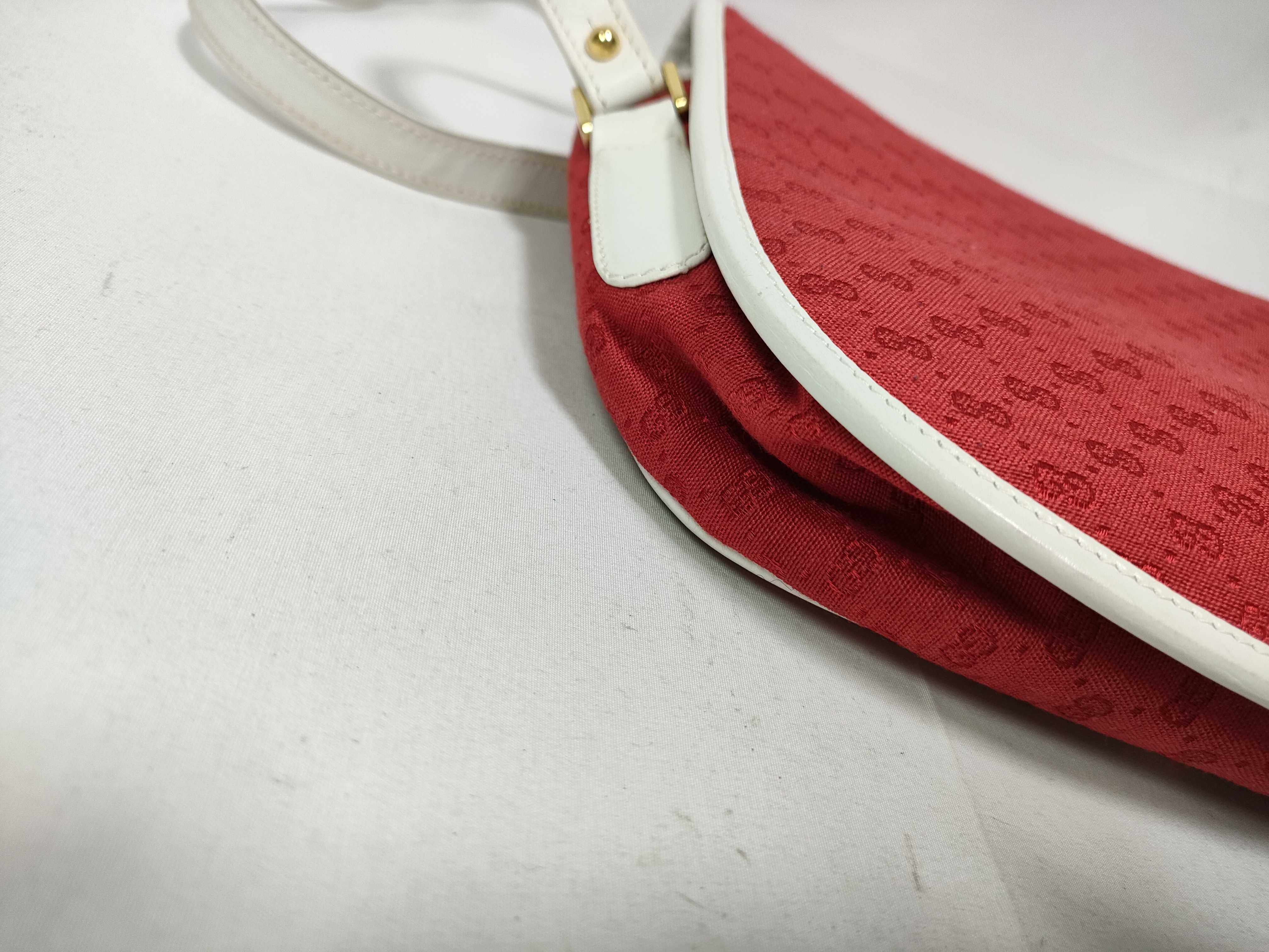Shoulder Bag, Micro GG, 48・001・4168, Canvas, Red — view 5