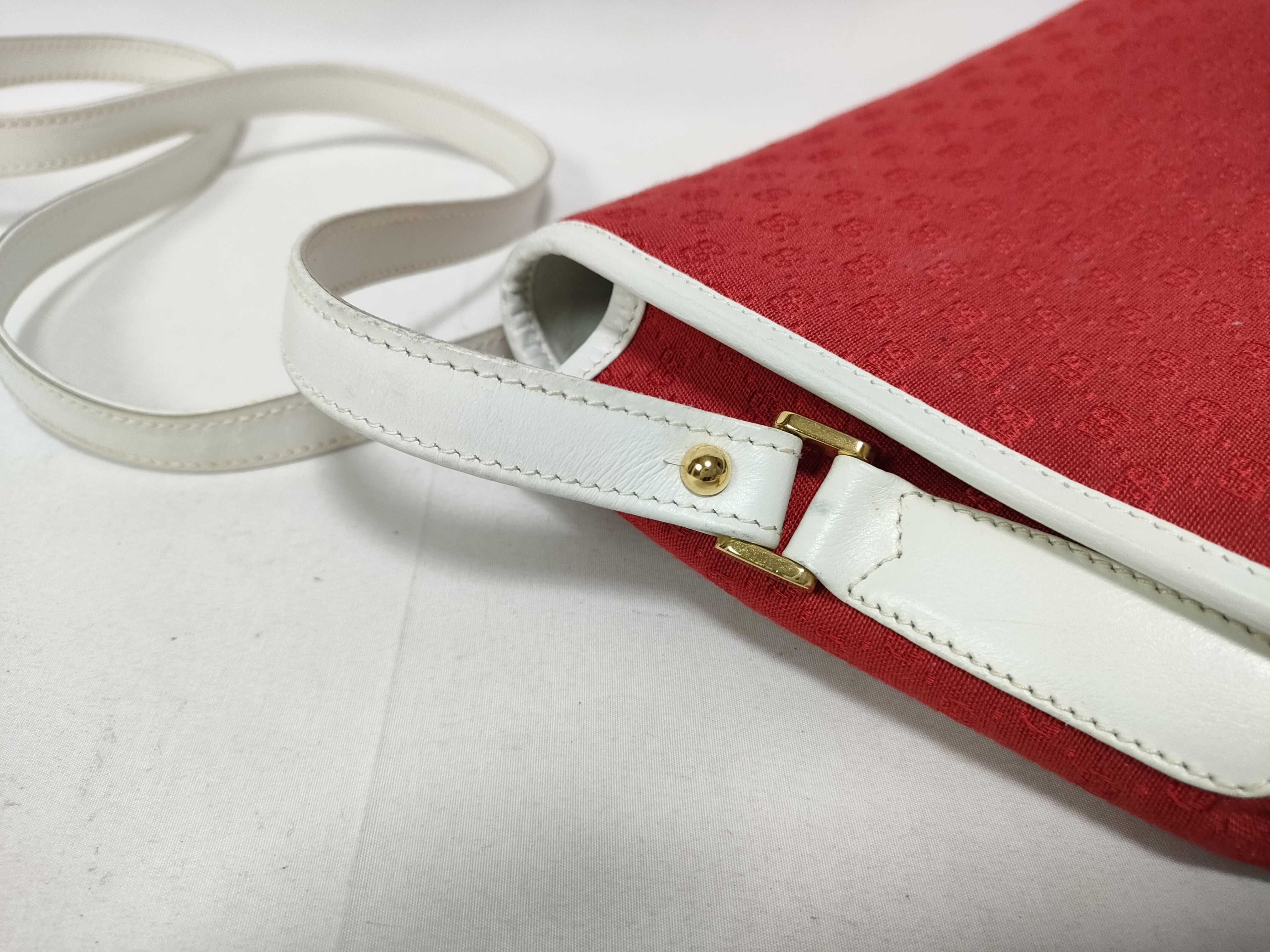 Shoulder Bag, Micro GG, 48・001・4168, Canvas, Red — view 6