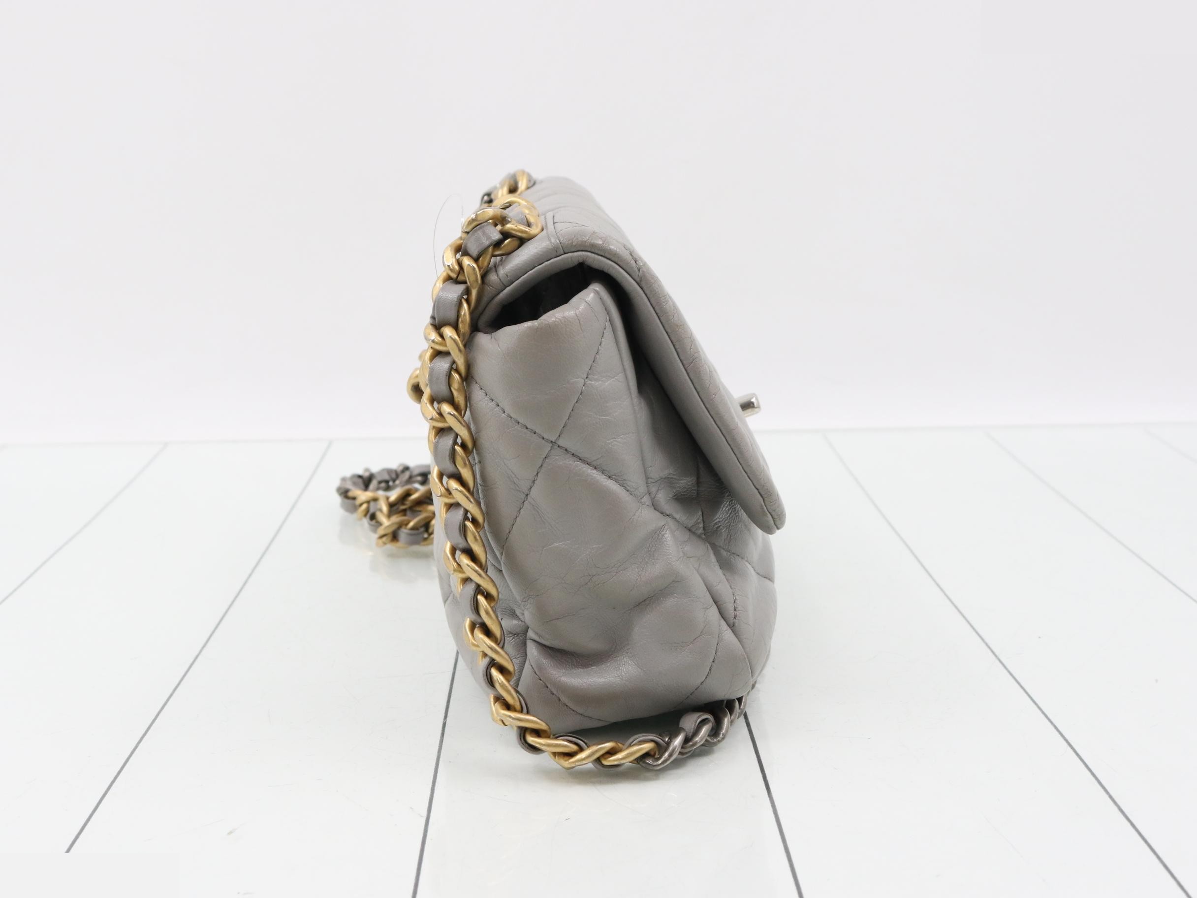 19, gray, gold and silver hardware, serial number 29. — view 4