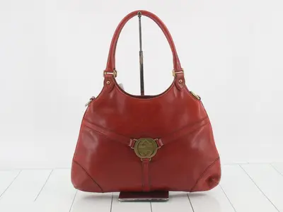 Interlocking Leather Handbag