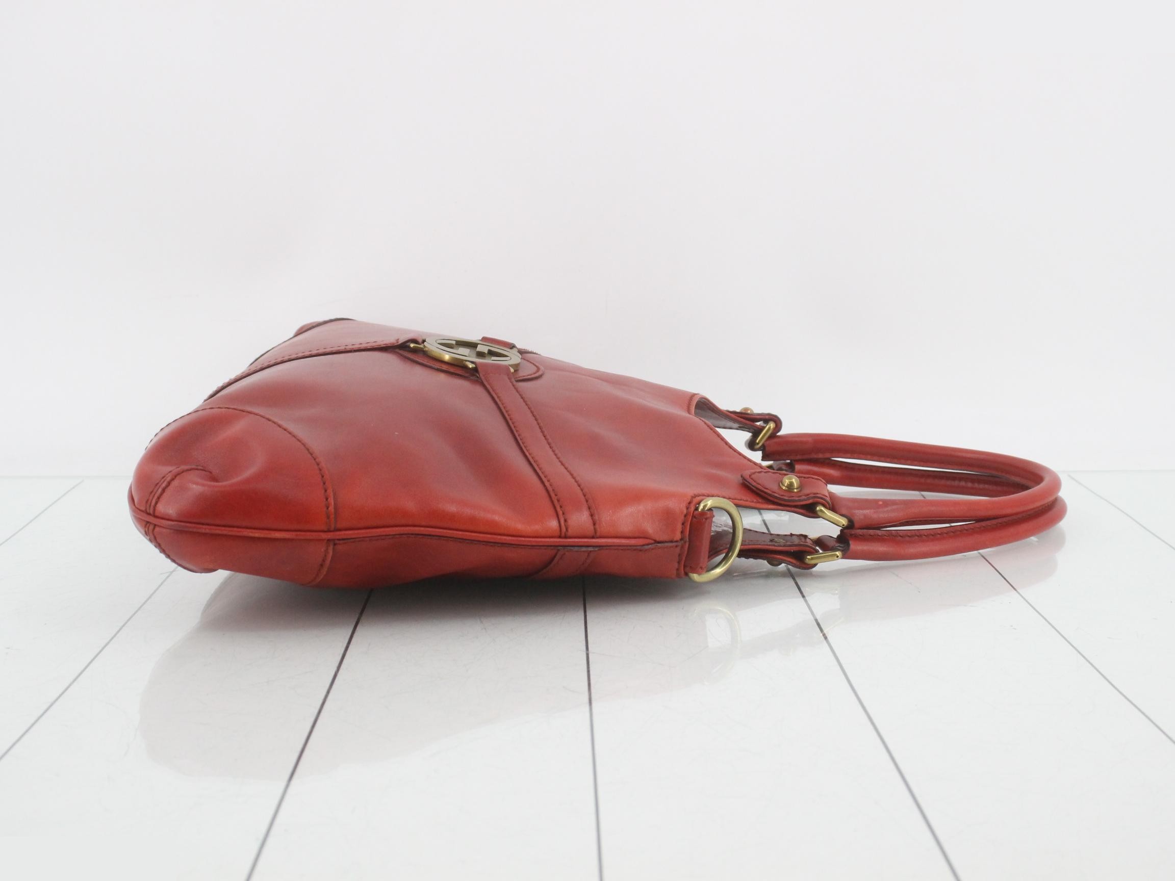 Interlocking Leather Handbag — view 3