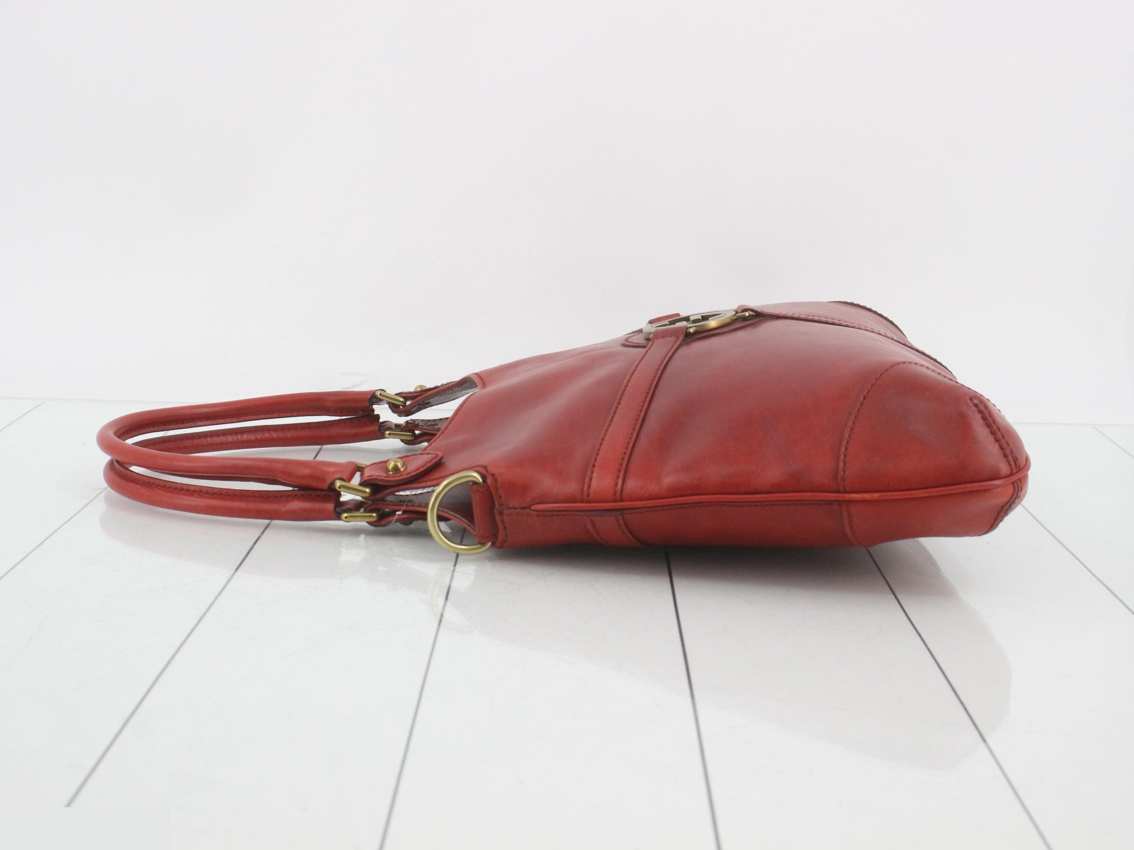 Interlocking Leather Handbag — view 4