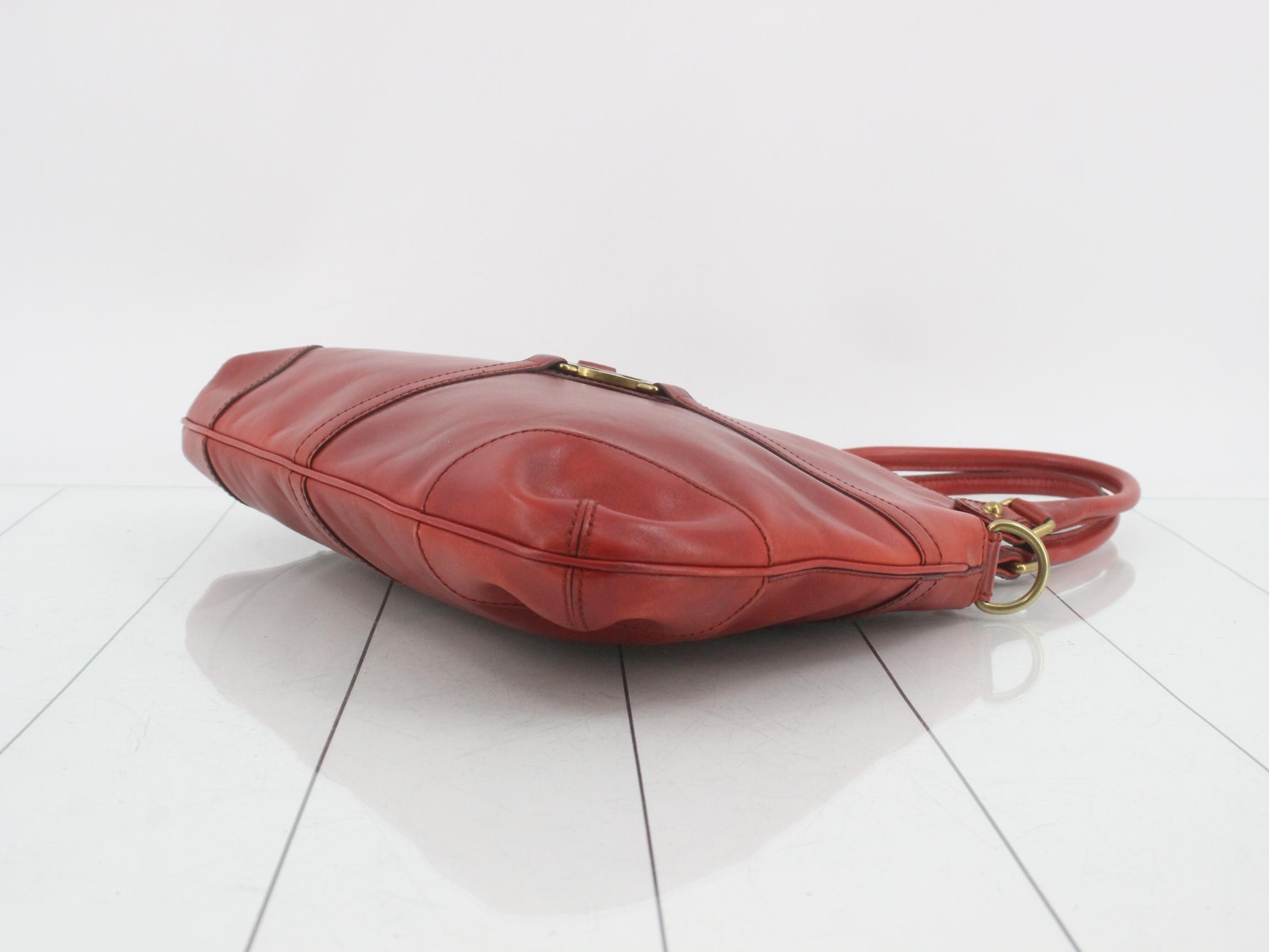 Interlocking Leather Handbag — view 6