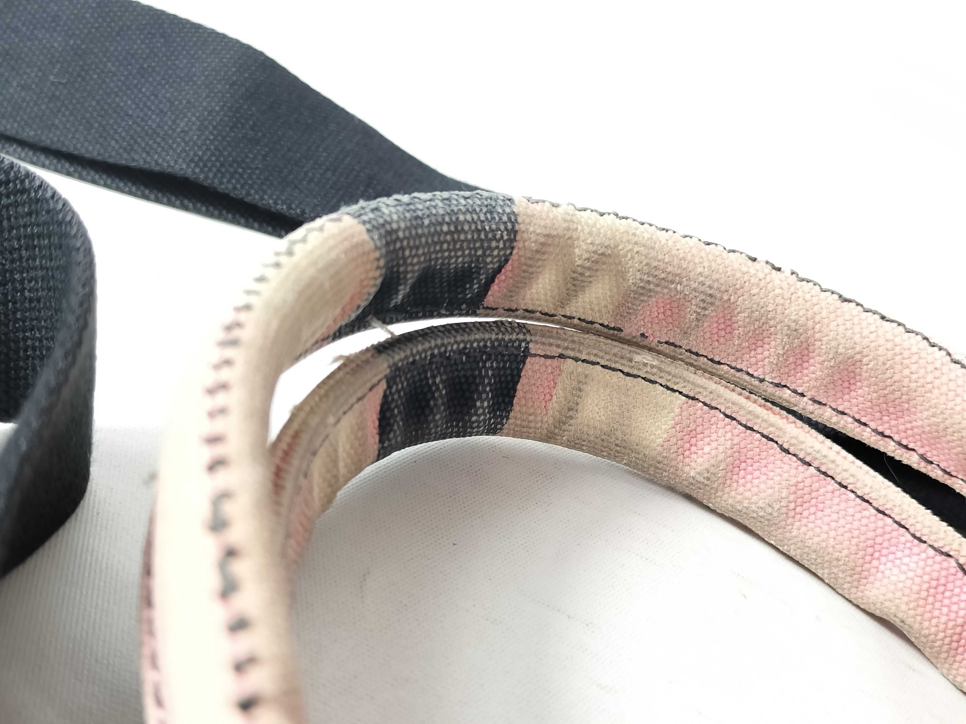 Canapa Tote Bag, Pink with Black Strap — view 4