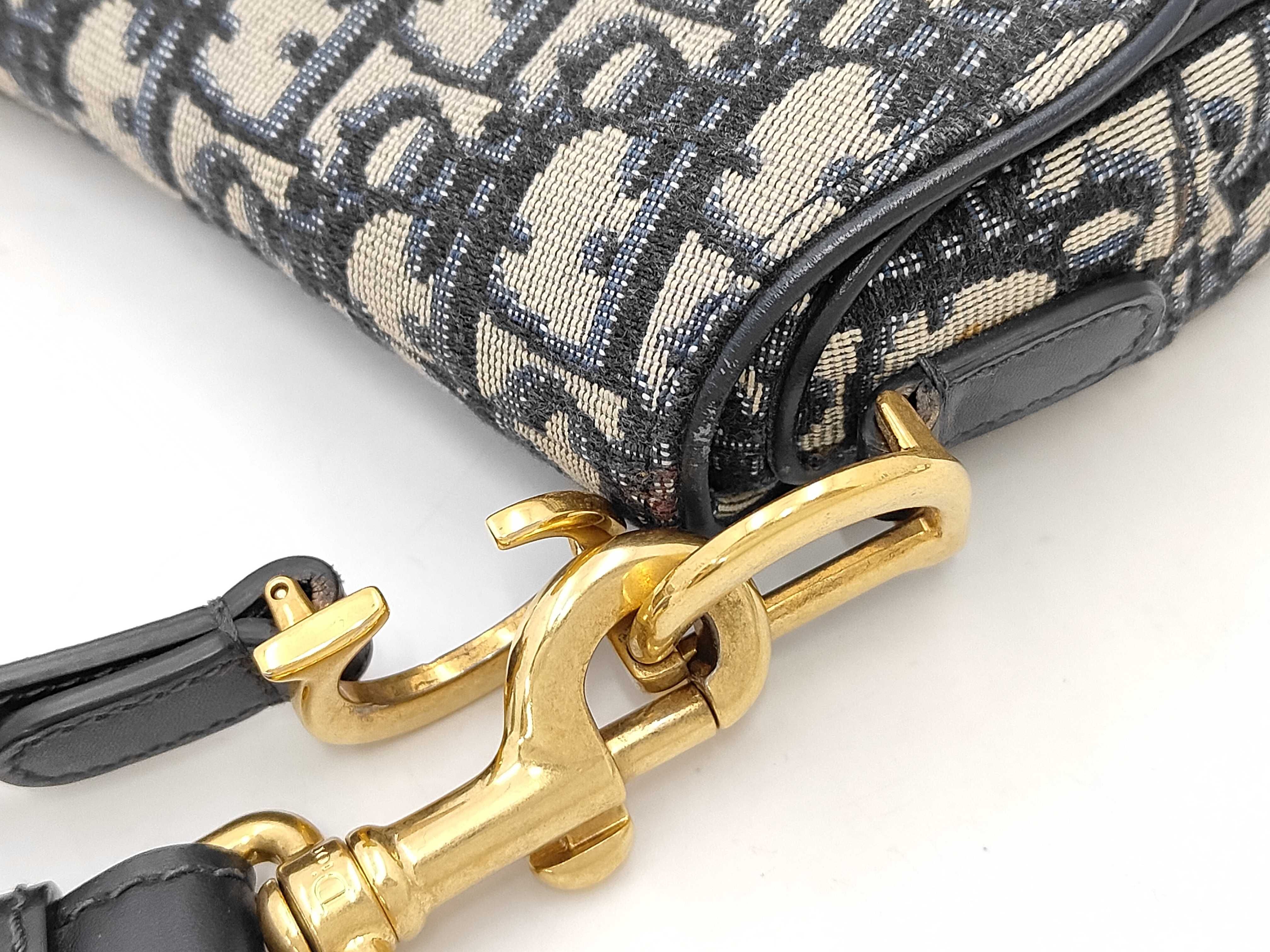 Oblique Saddle Handbag with Strap, Shoulder Bag — view 6