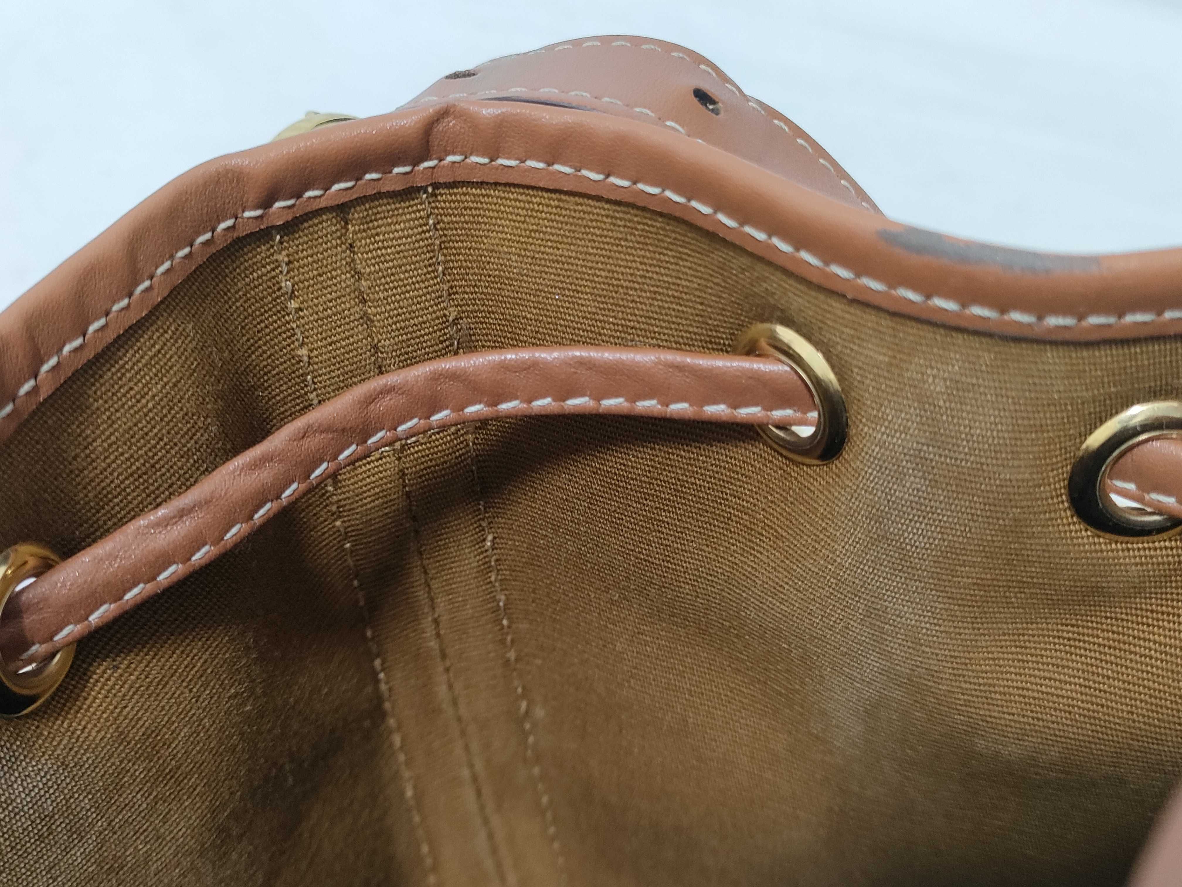 Triomphe Small Drawstring Shoulder Bag — view 11