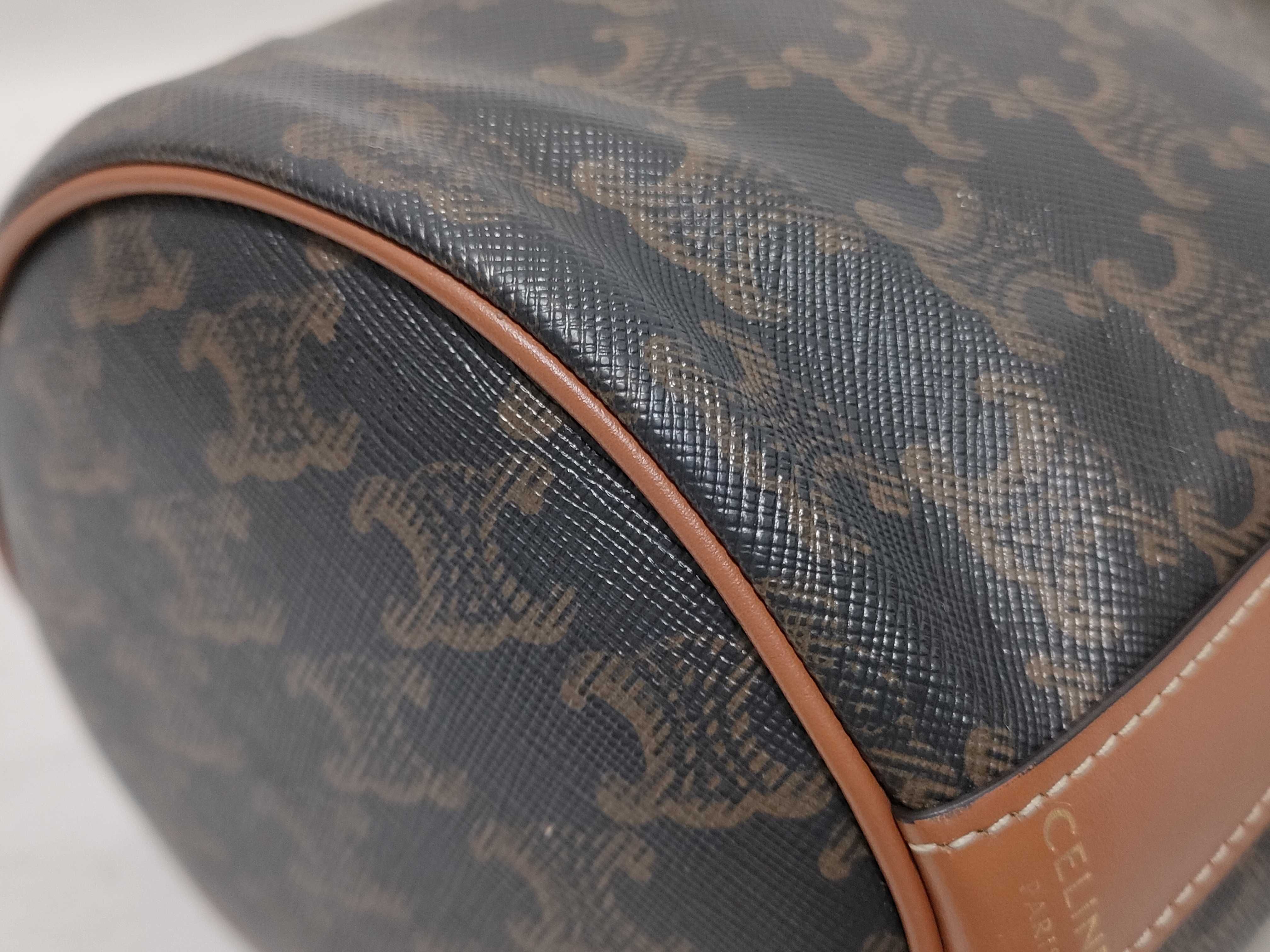 Triomphe Small Drawstring Shoulder Bag — view 6