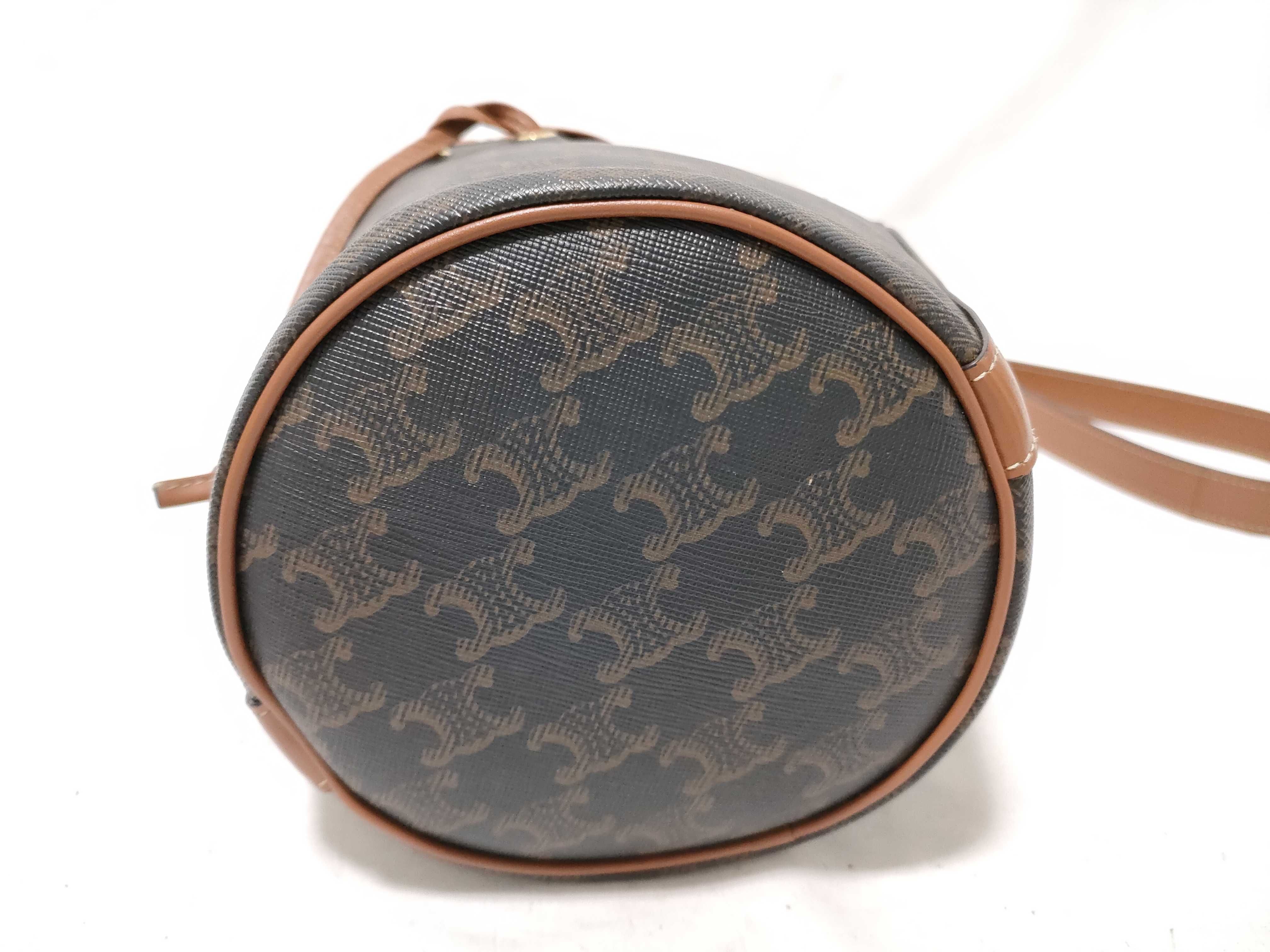 Triomphe Small Drawstring Shoulder Bag — view 7
