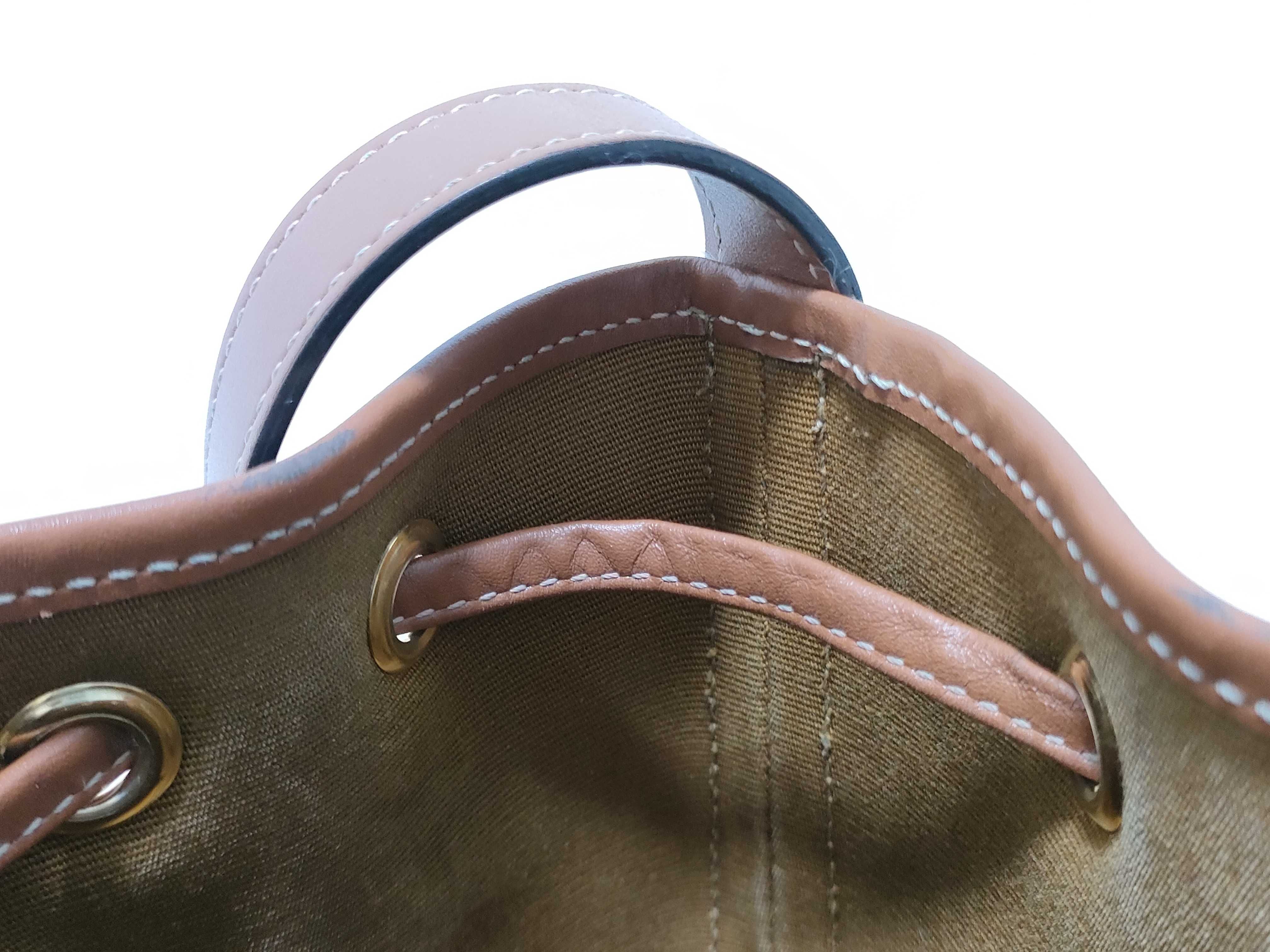 Triomphe Small Drawstring Shoulder Bag — view 8