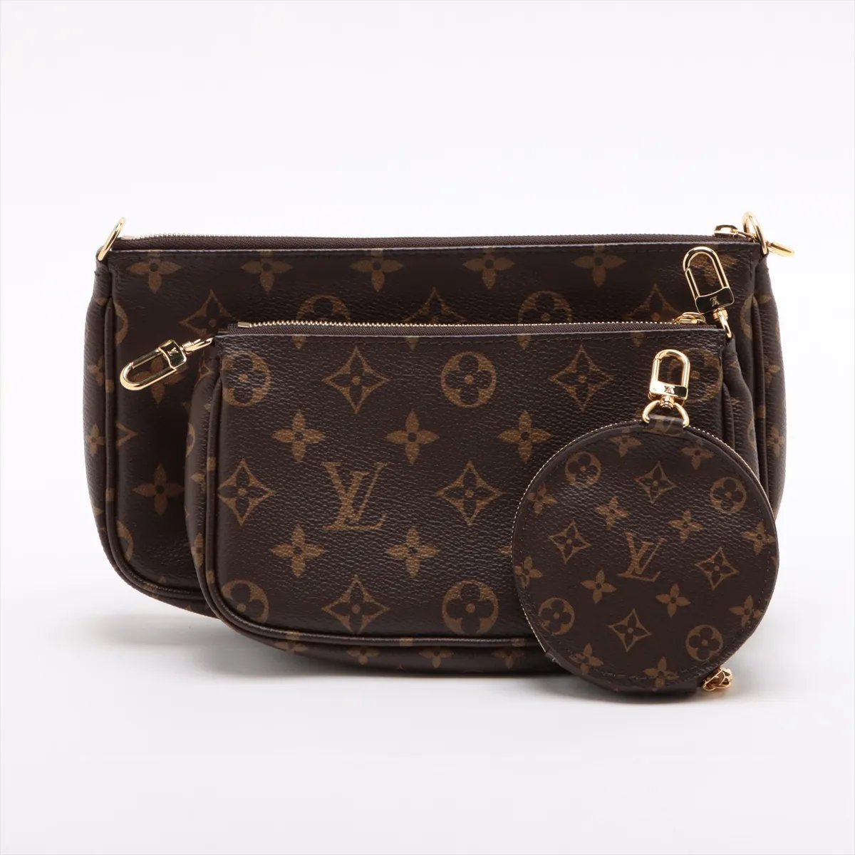 Monogram Multi Pochette Accessory M44813 TA0241 Brown — view 2