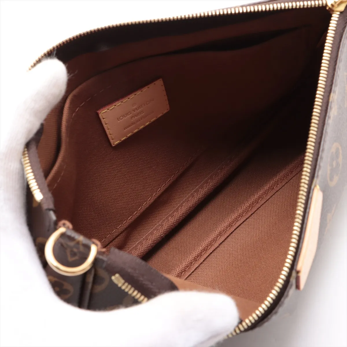 Monogram Multi Pochette Accessory M44813 TA0241 Brown — view 8