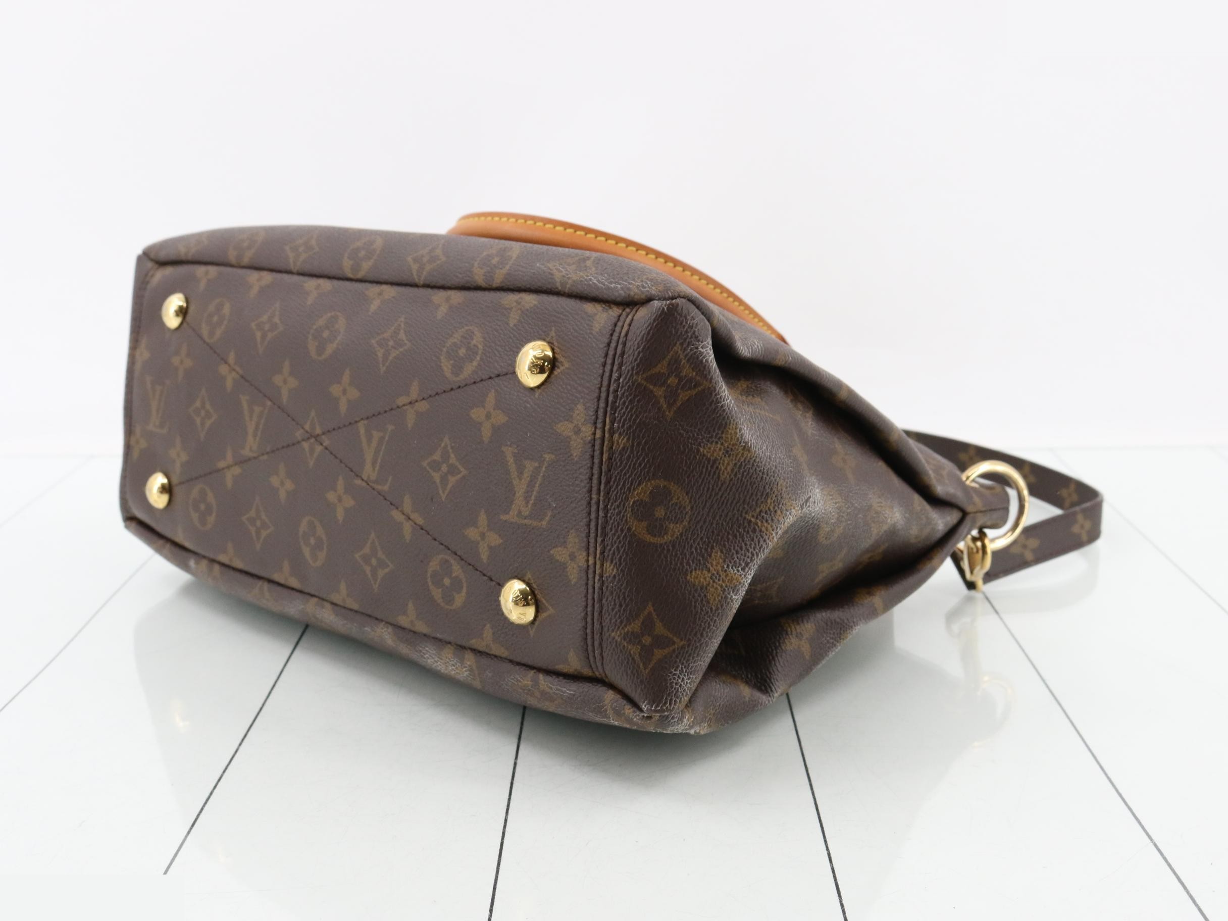 Pallas Monogram Handbag/Shoulder Bag (2-Way) — view 6