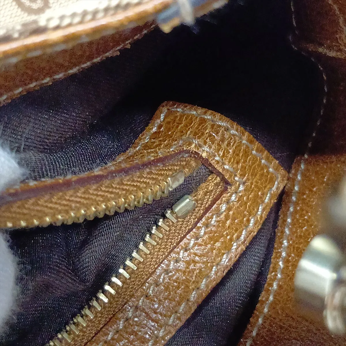 GG Canvas New Jackie Canvas x Leather Shoulder Bag Beige x Brown 120838 — view 15