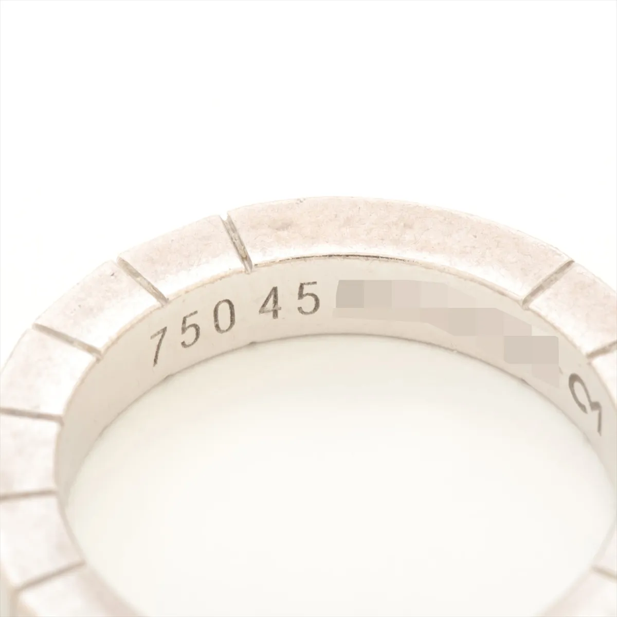 Raniere Ring 750(WG) 5.6g 45 AU8288 Damage Plating — view 3