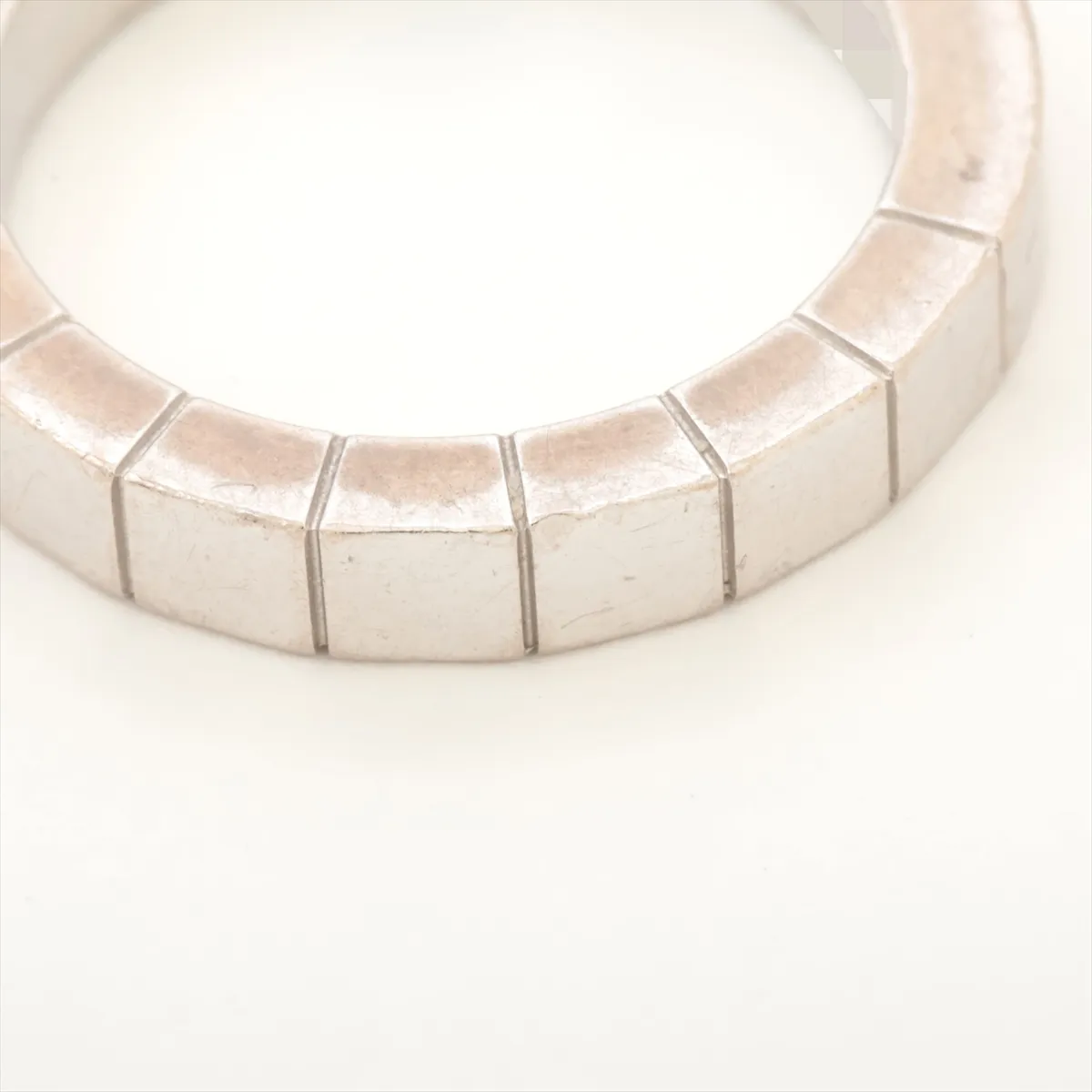Raniere Ring 750(WG) 5.6g 45 AU8288 Damage Plating — view 5