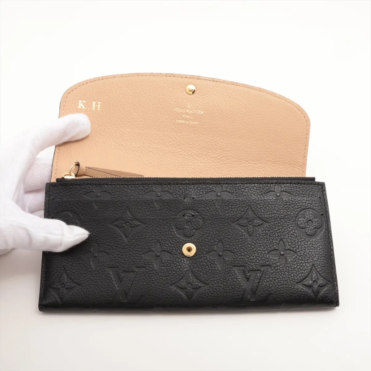 Empreinte Portefeuille Emily M62369 Noir Long Wallet RFID Reactive — view 3