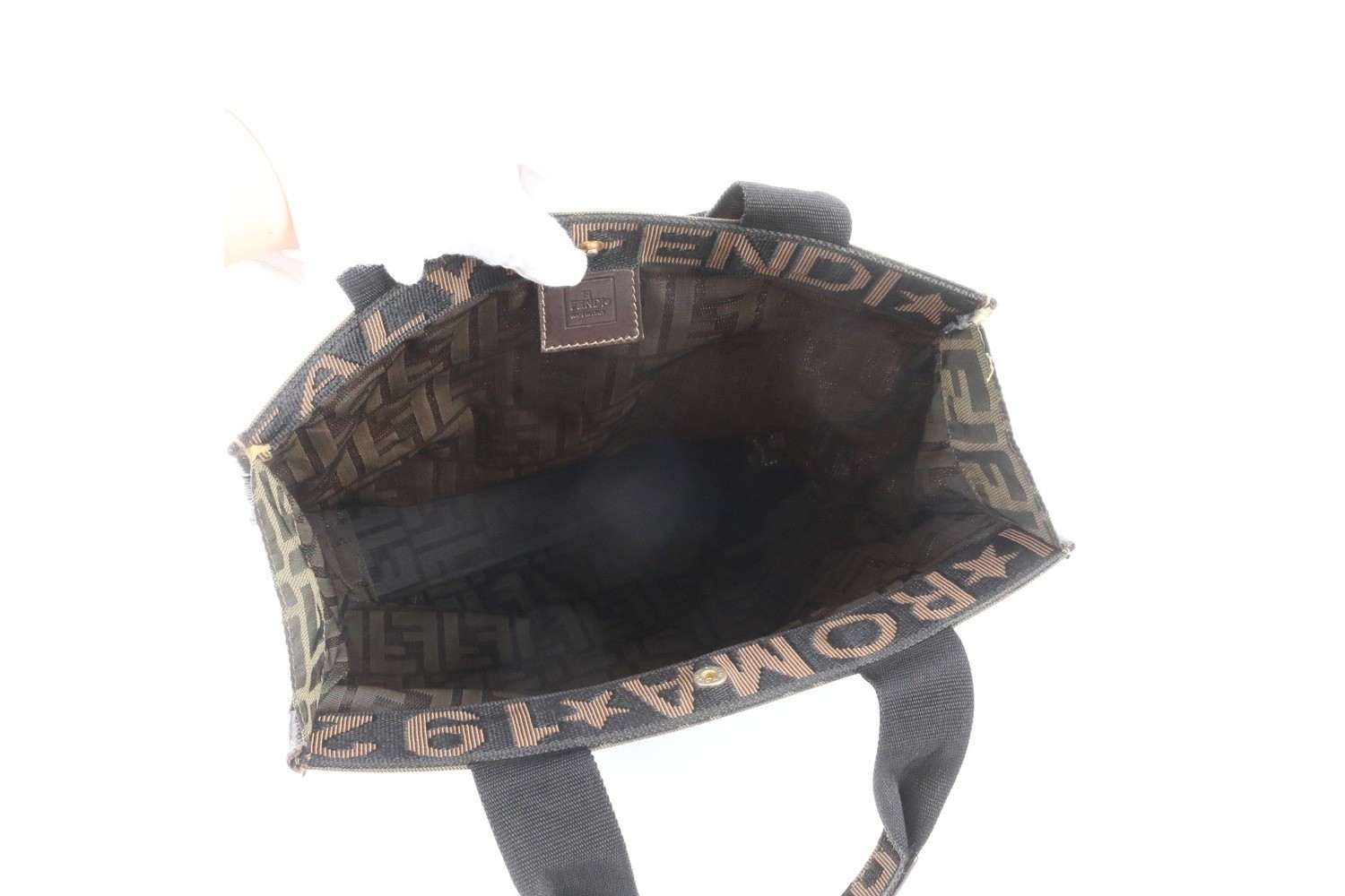 FF Zucca 26555 Leather Tote Bag — view 7