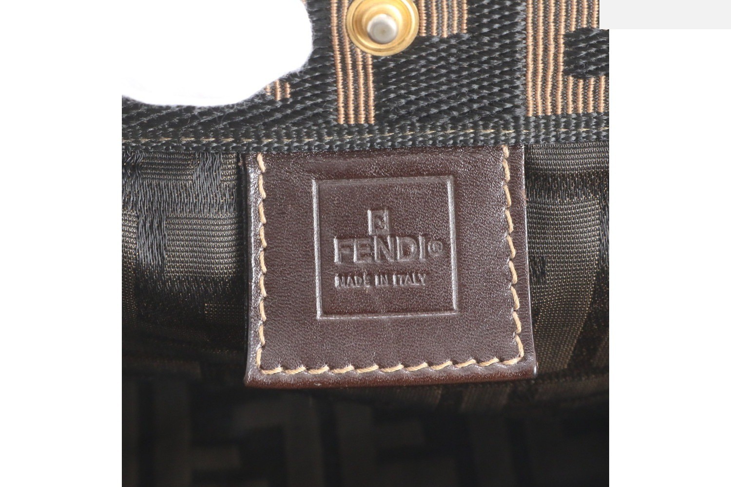 FF Zucca 26555 Leather Tote Bag — view 8