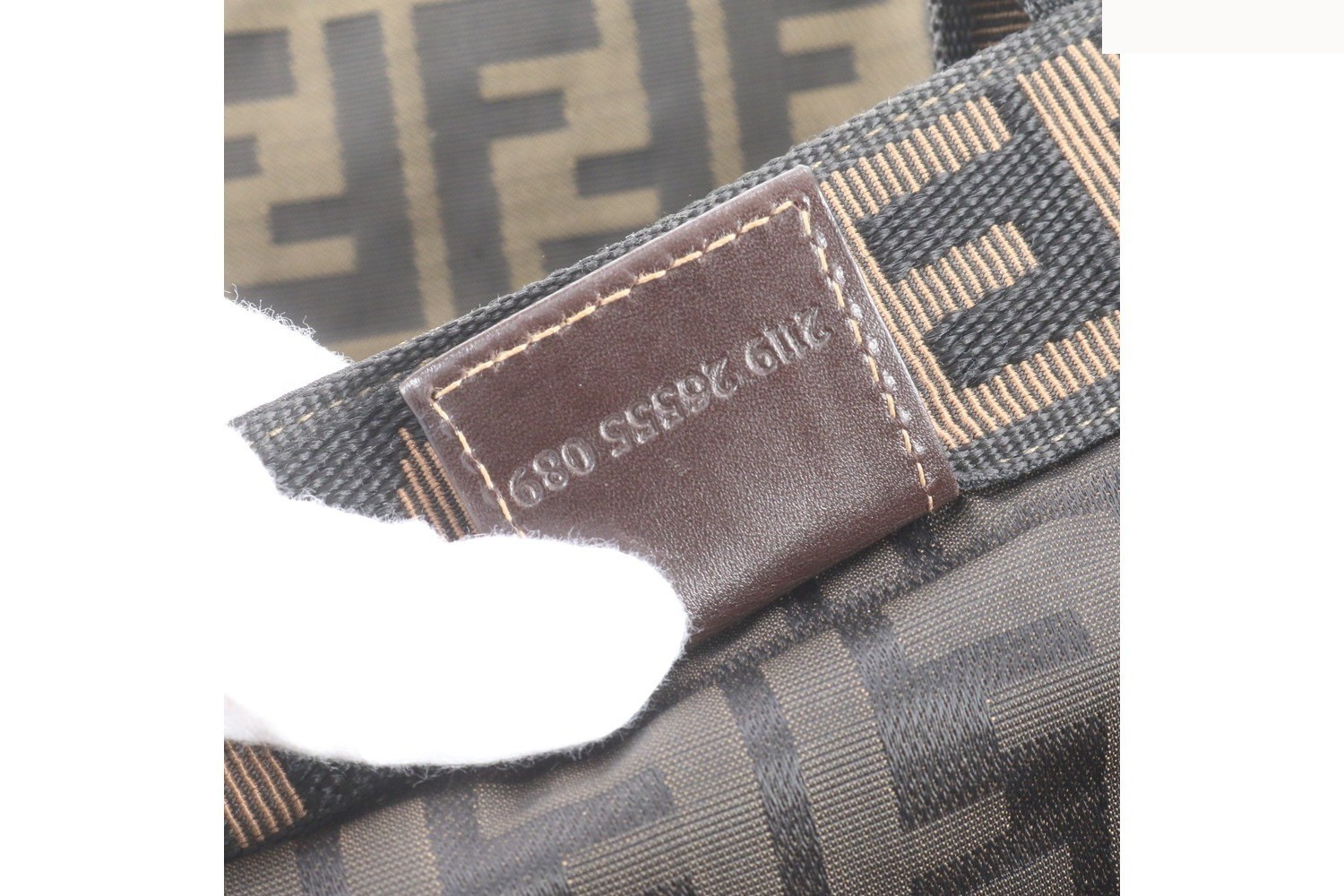 FF Zucca 26555 Leather Tote Bag — view 9