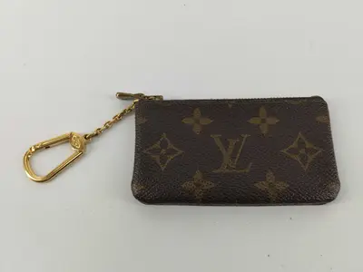 Monogram Louis Vuitton Monogram Pochette Clé Coin Case M62650 Coin Case