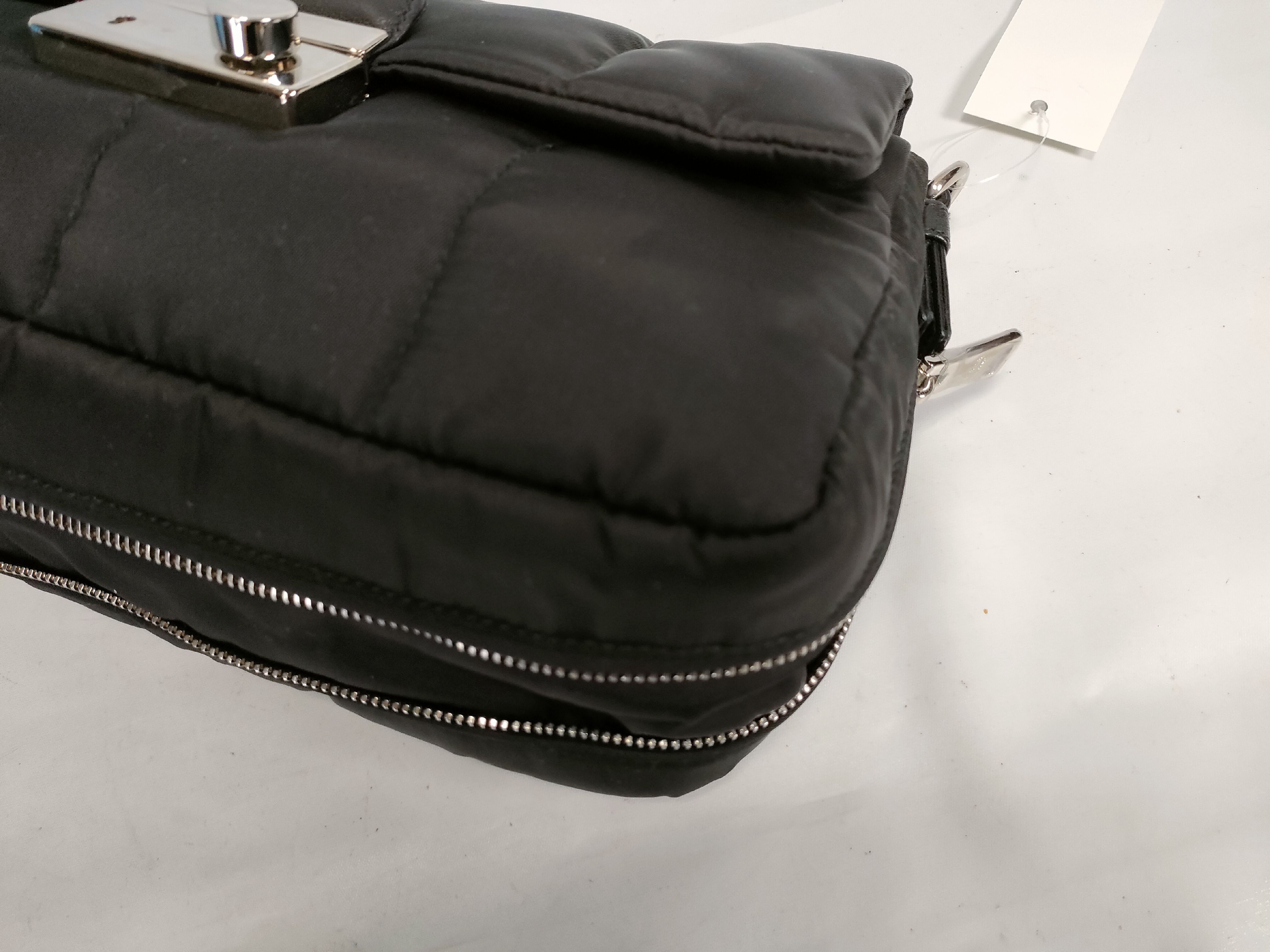 Nylon Tessuto Bomber Shoulder Bag — view 6