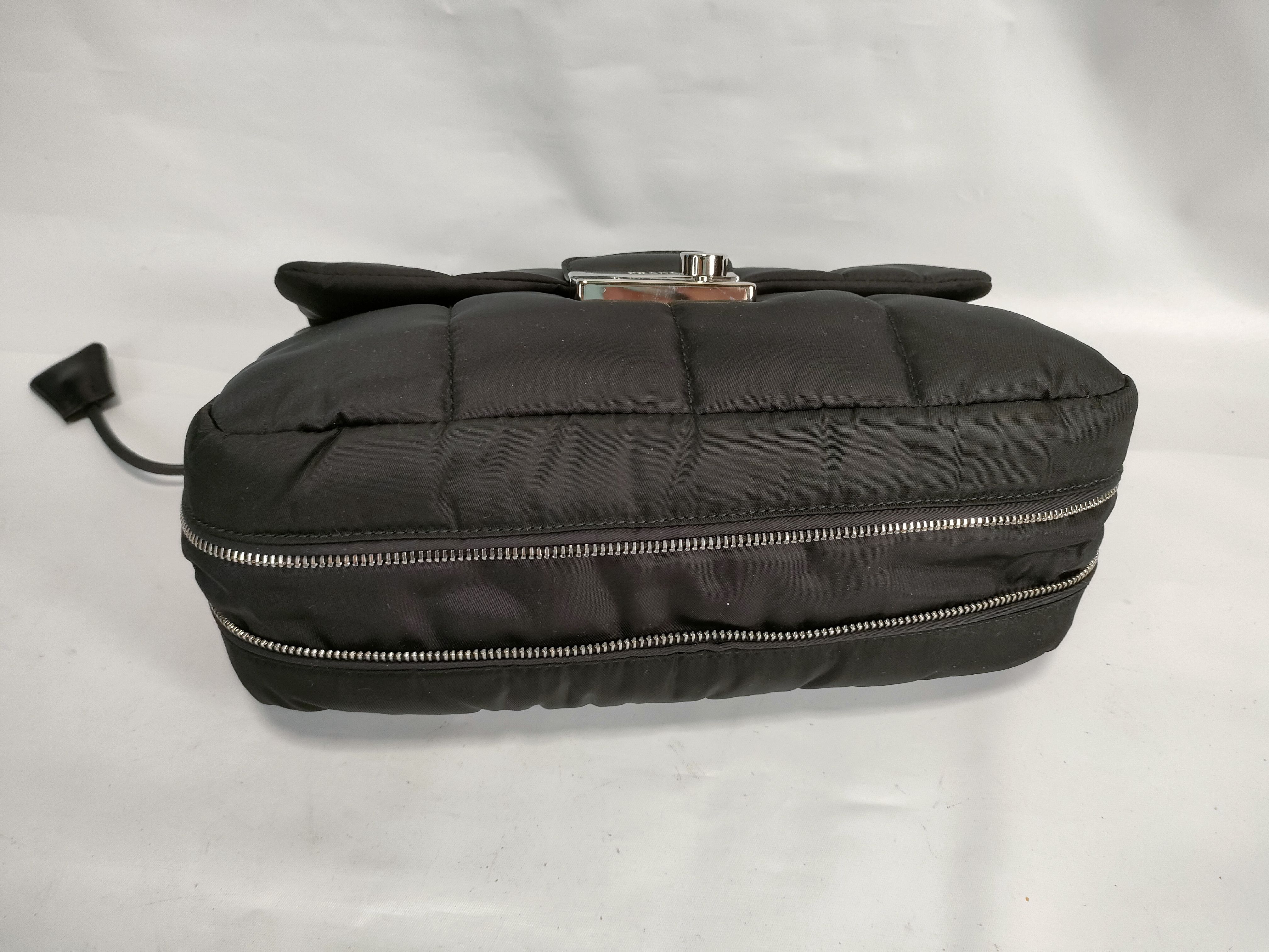 Nylon Tessuto Bomber Shoulder Bag — view 7