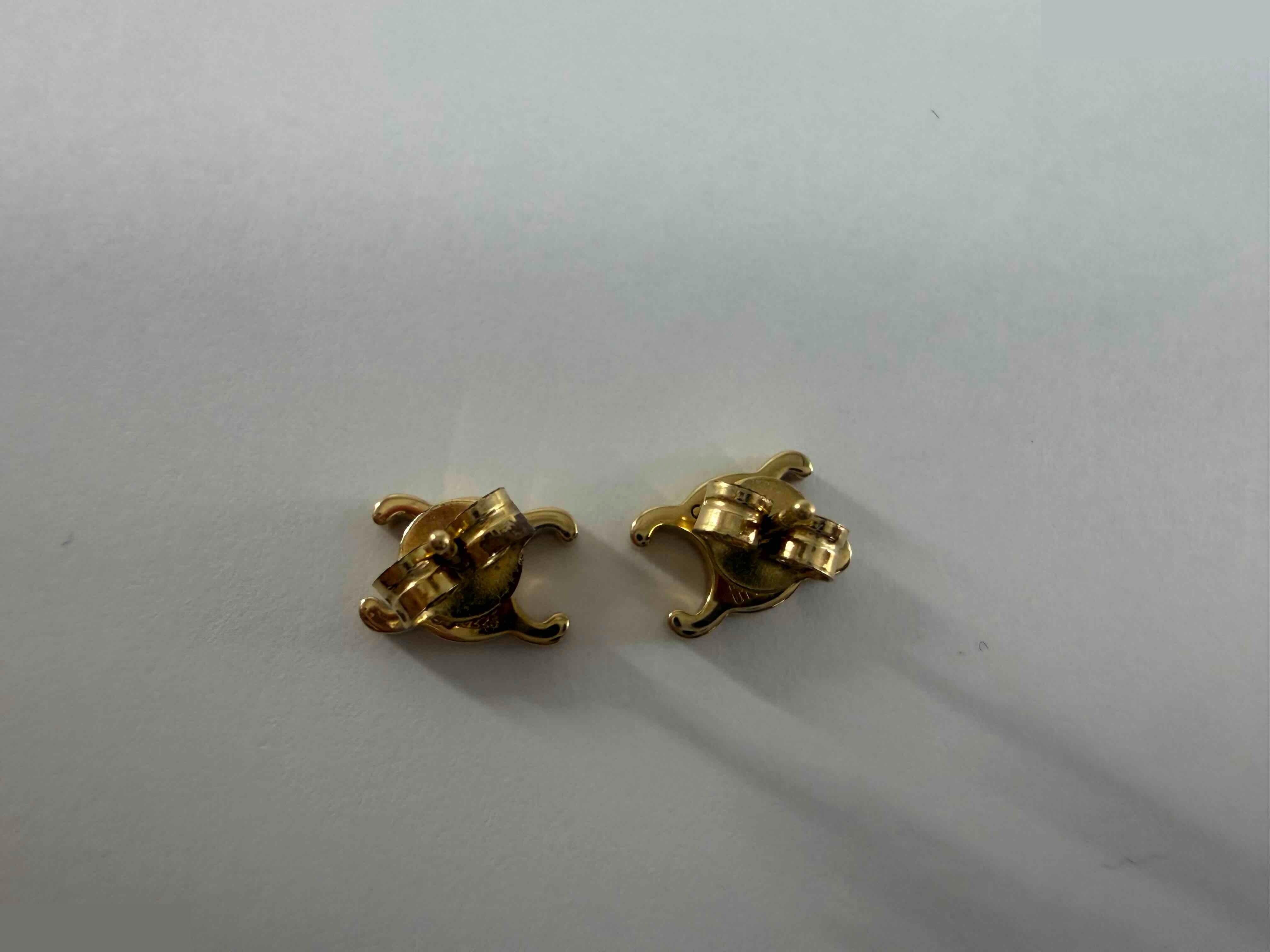 Other lines: Precious metals, earrings, Triomphe, gold — view 4