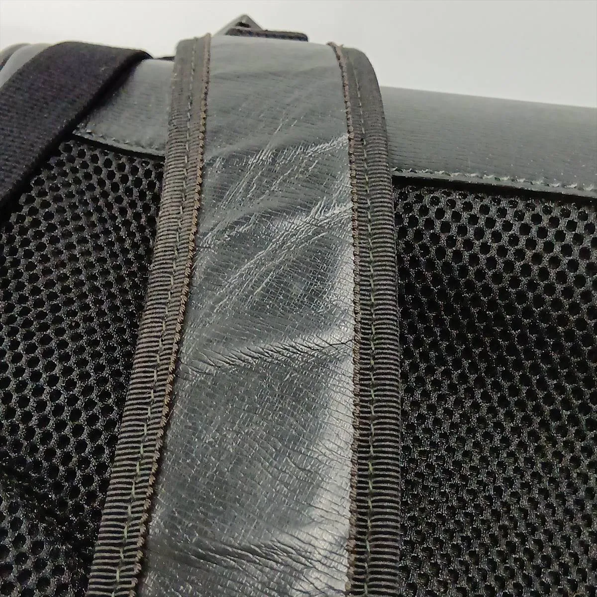 Tian Leather Backpack/Rucksack, Black x Green, 406370 — view 14