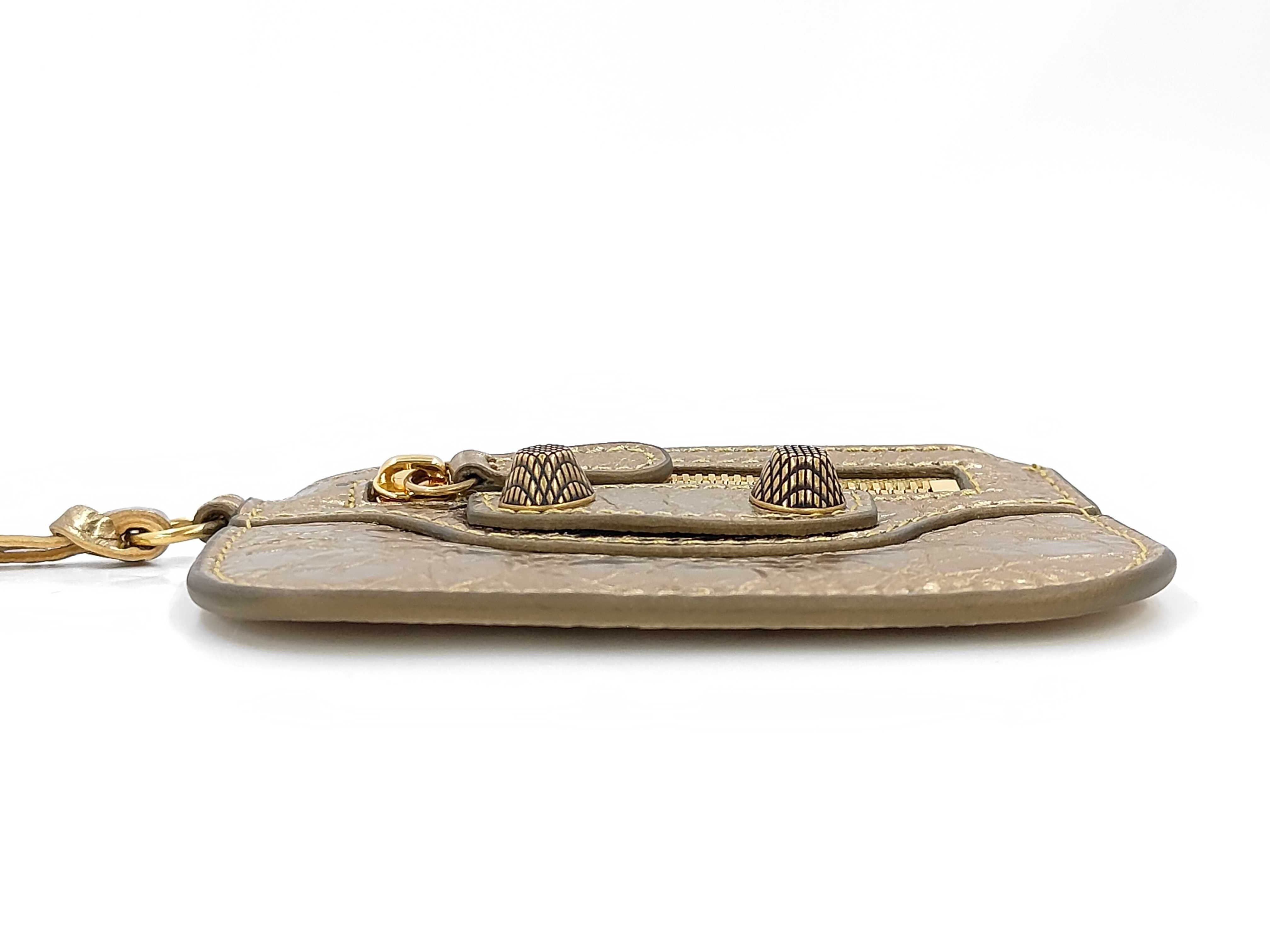 776769 Coin Case Luca Gold Other Accessories — view 6
