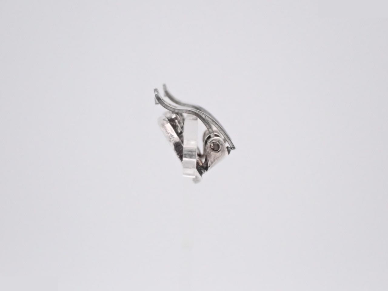 Coco Mark Silver Earrings — view 3