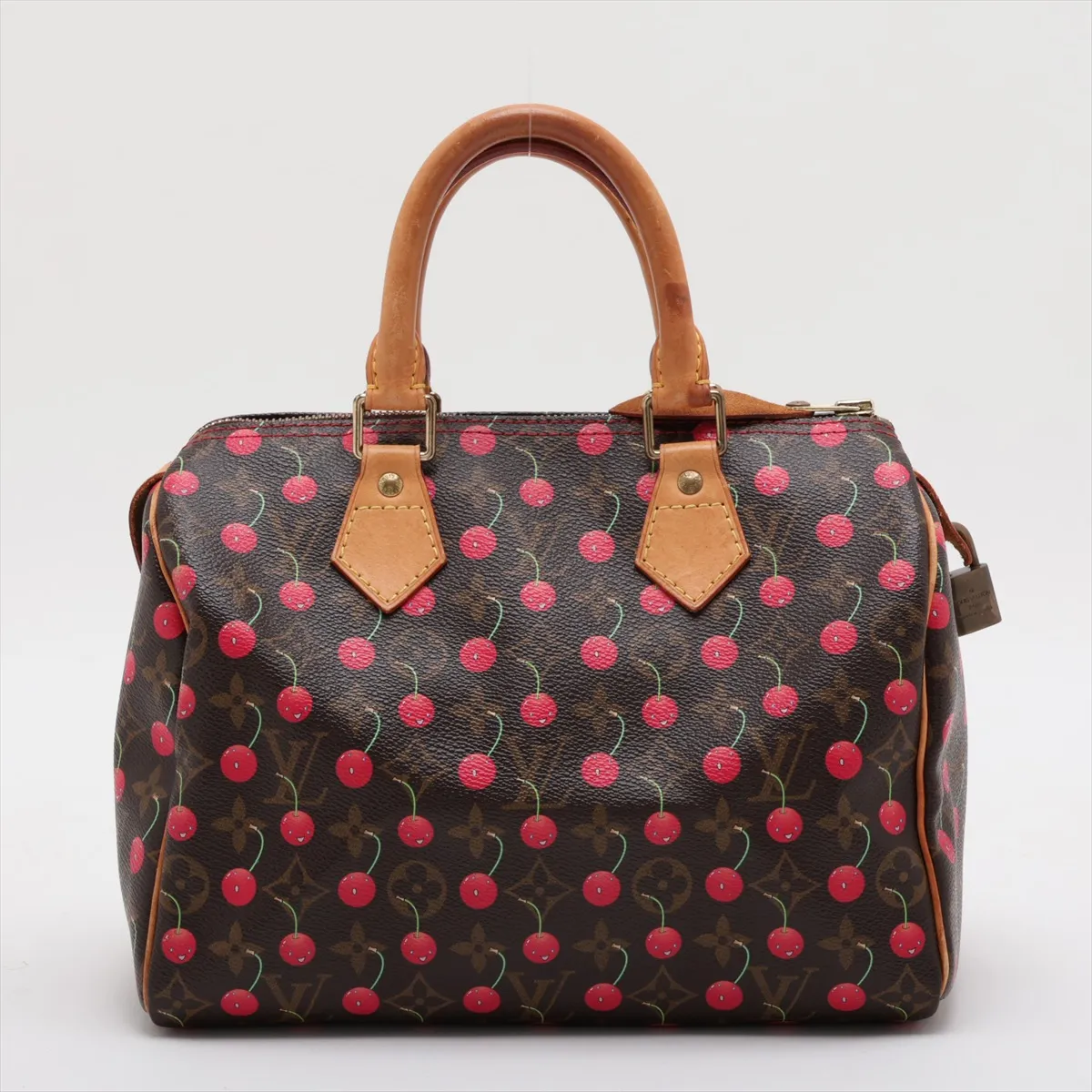 x Takashi Murakami Monogram Cherry Blossom Speedy 25 M95009 Brown SP0035