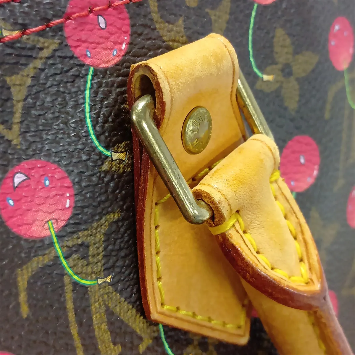 x Takashi Murakami Monogram Cherry Blossom Speedy 25 M95009 Brown SP0035 — view 13