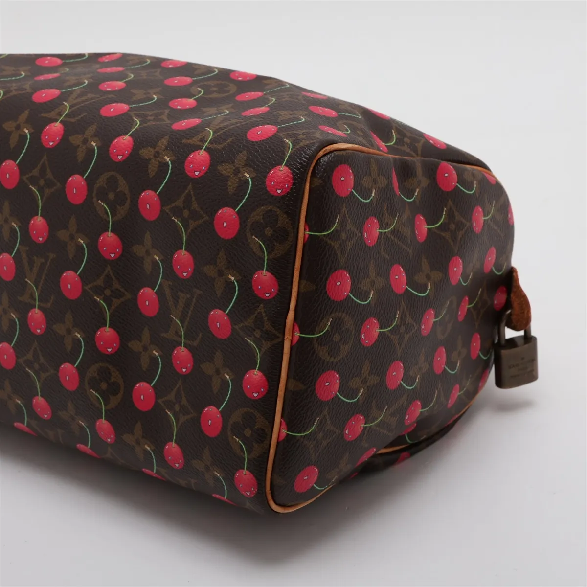 x Takashi Murakami Monogram Cherry Blossom Speedy 25 M95009 Brown SP0035 — view 3