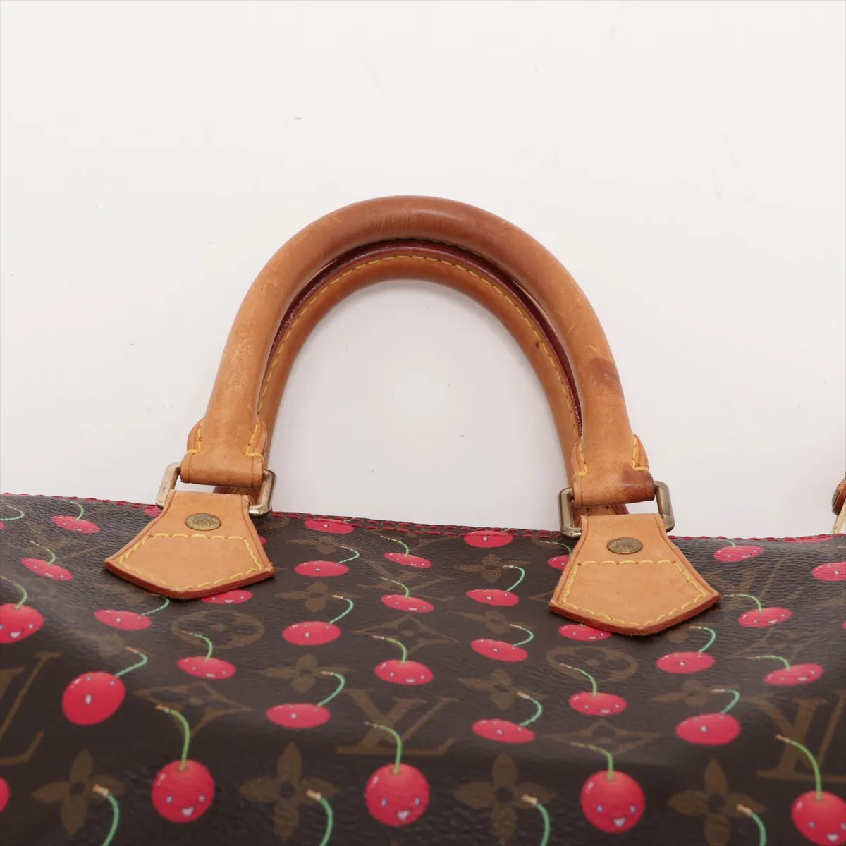 x Takashi Murakami Monogram Cherry Blossom Speedy 25 M95009 Brown SP0035 — view 6
