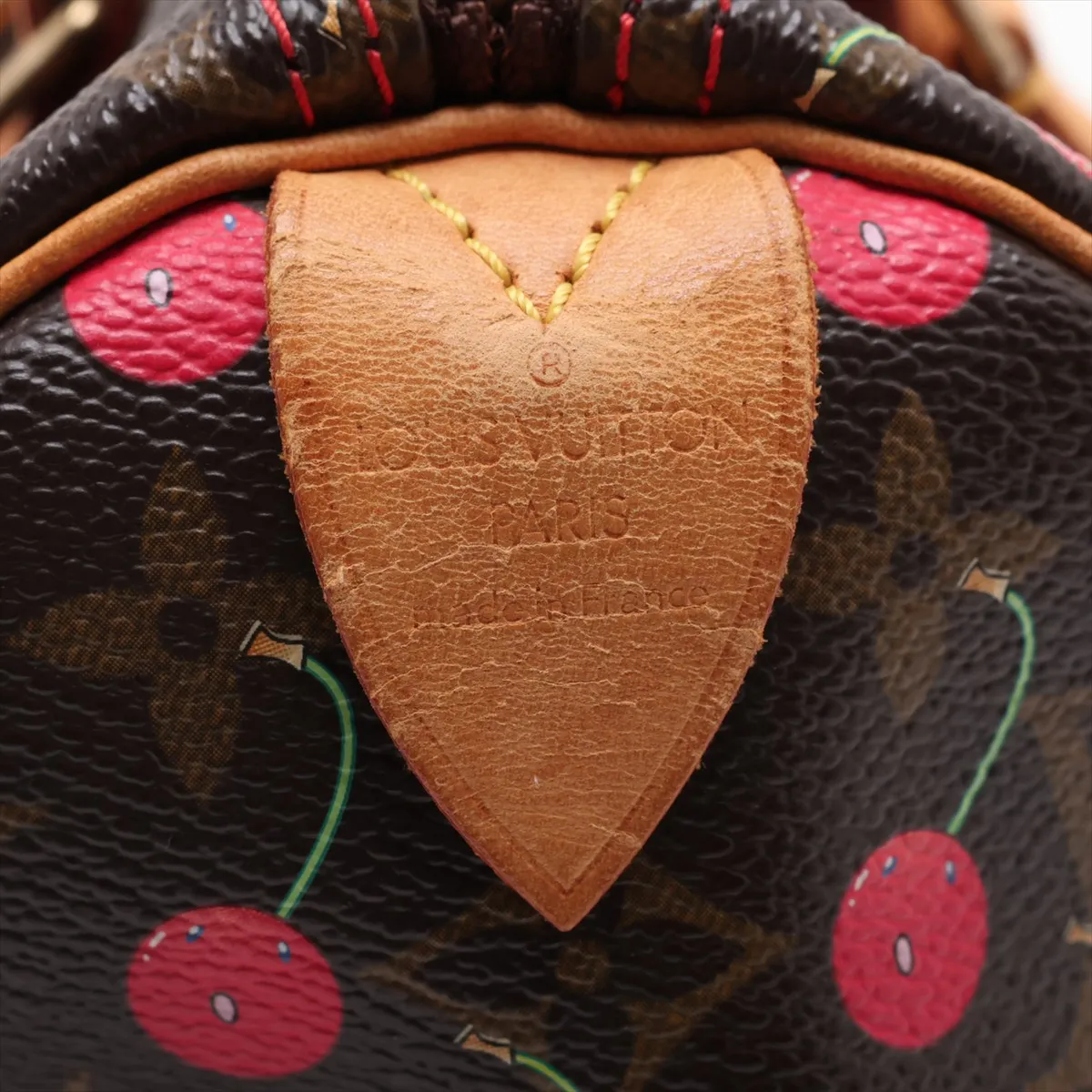 x Takashi Murakami Monogram Cherry Blossom Speedy 25 M95009 Brown SP0035 — view 9