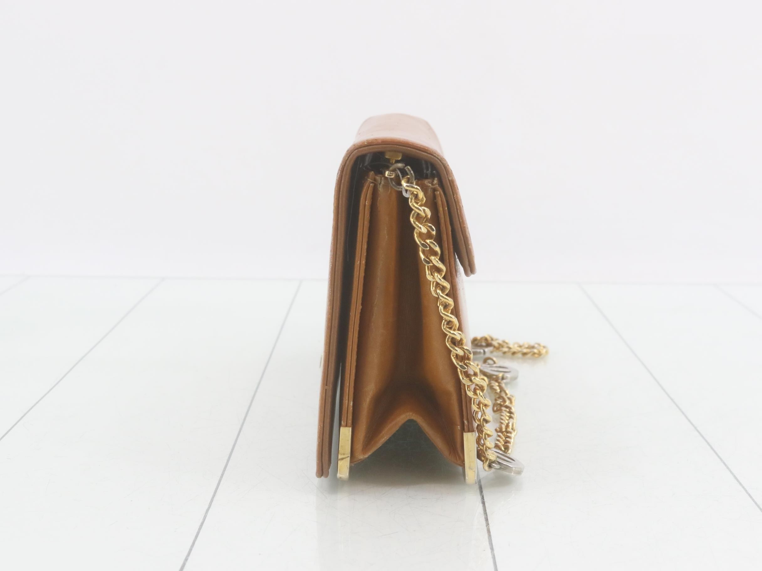 Leather chain bag — view 3