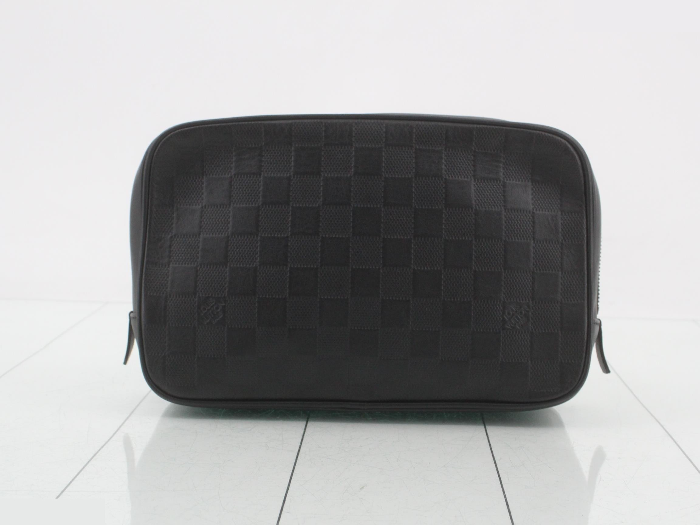 Damier Infini Trouse Toilette Pouch — view 2