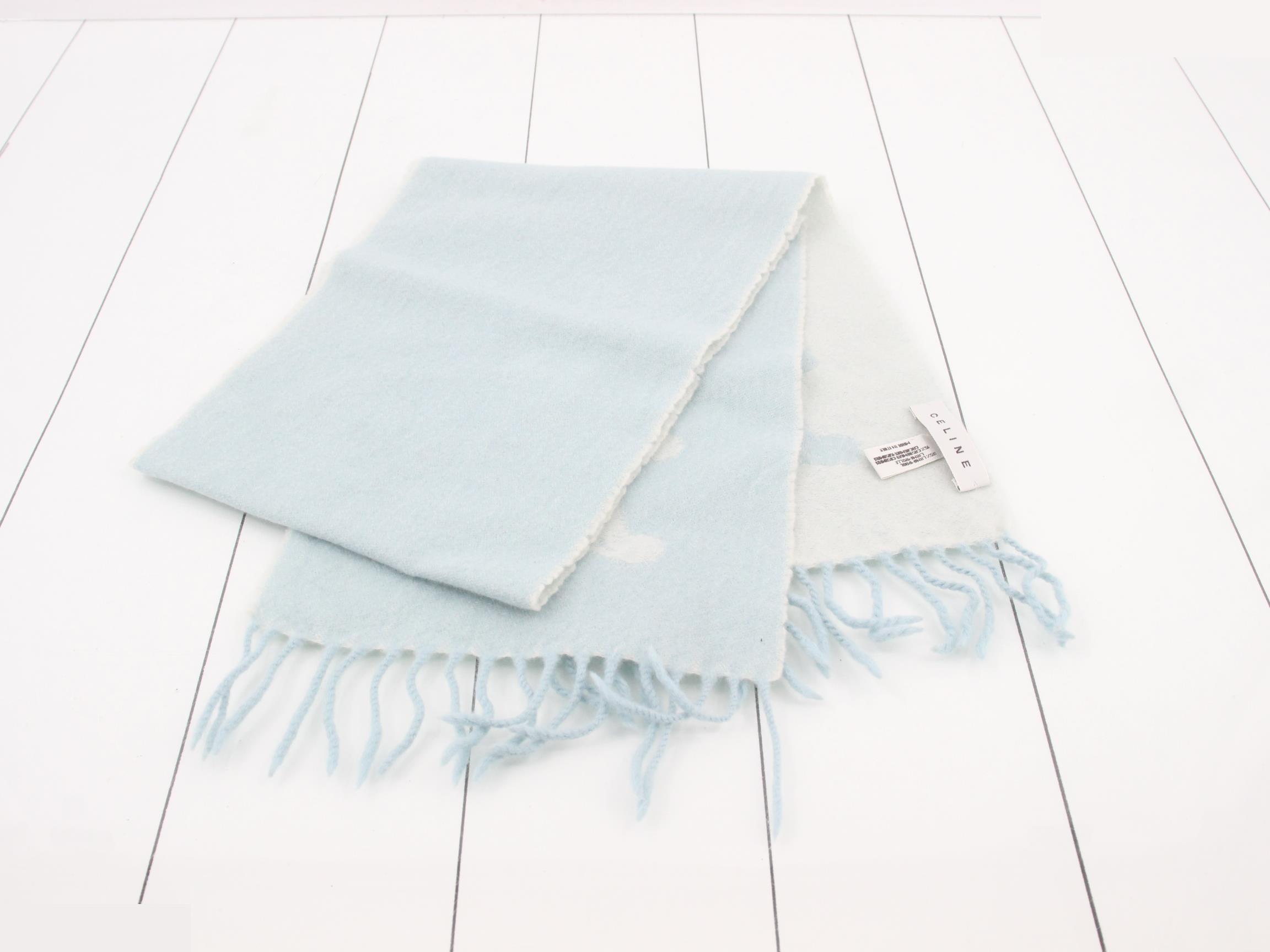 Macadam Scarf, Blue & White — view 3