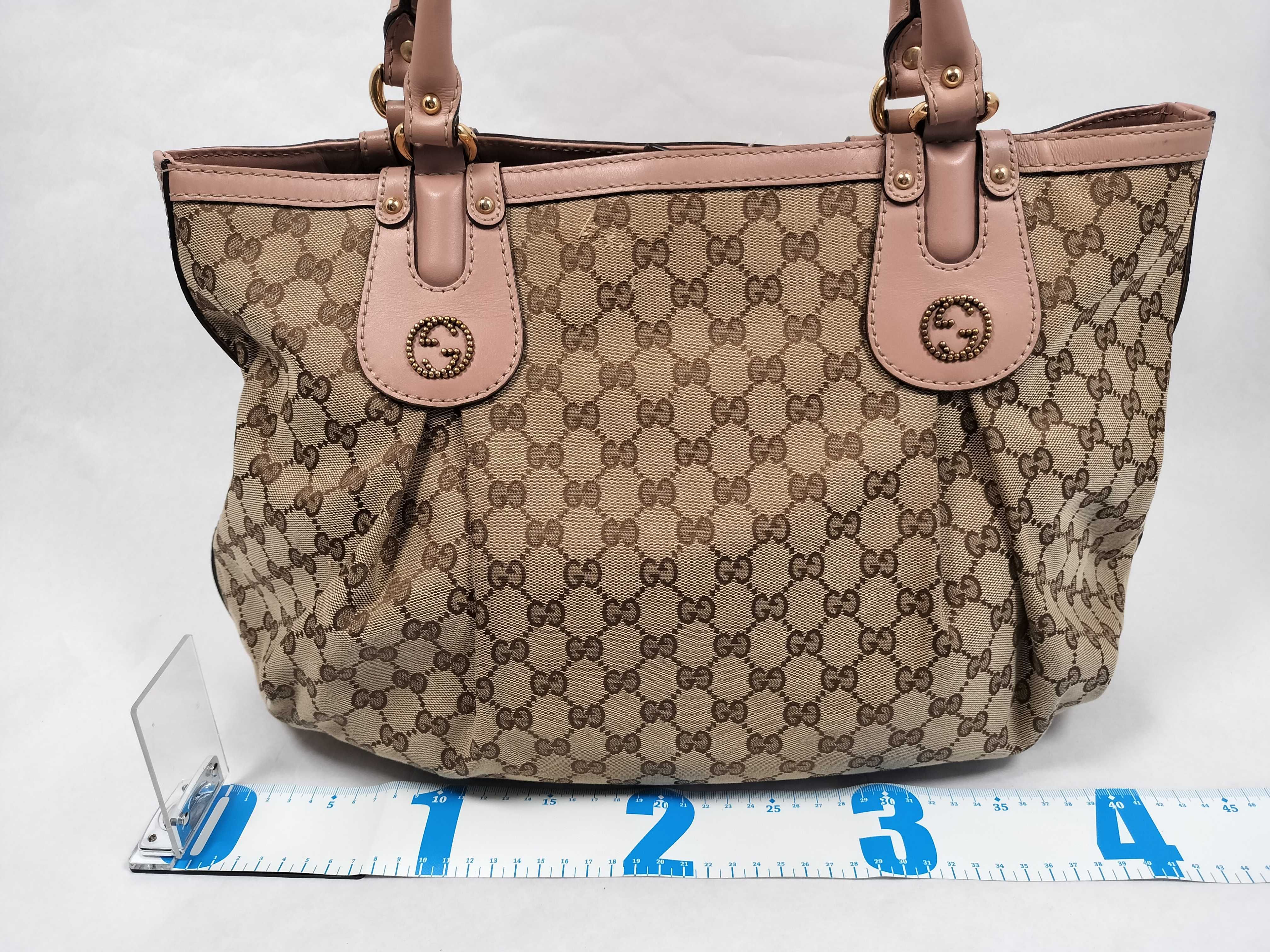 GG Canvas 269951 GG Canvas Scarlet Tote Bag — view 2