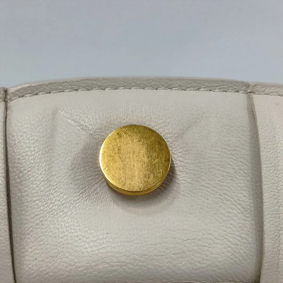 Maxi Intrecciato Padded Cassette Leather Shoulder Bag, White — view 11