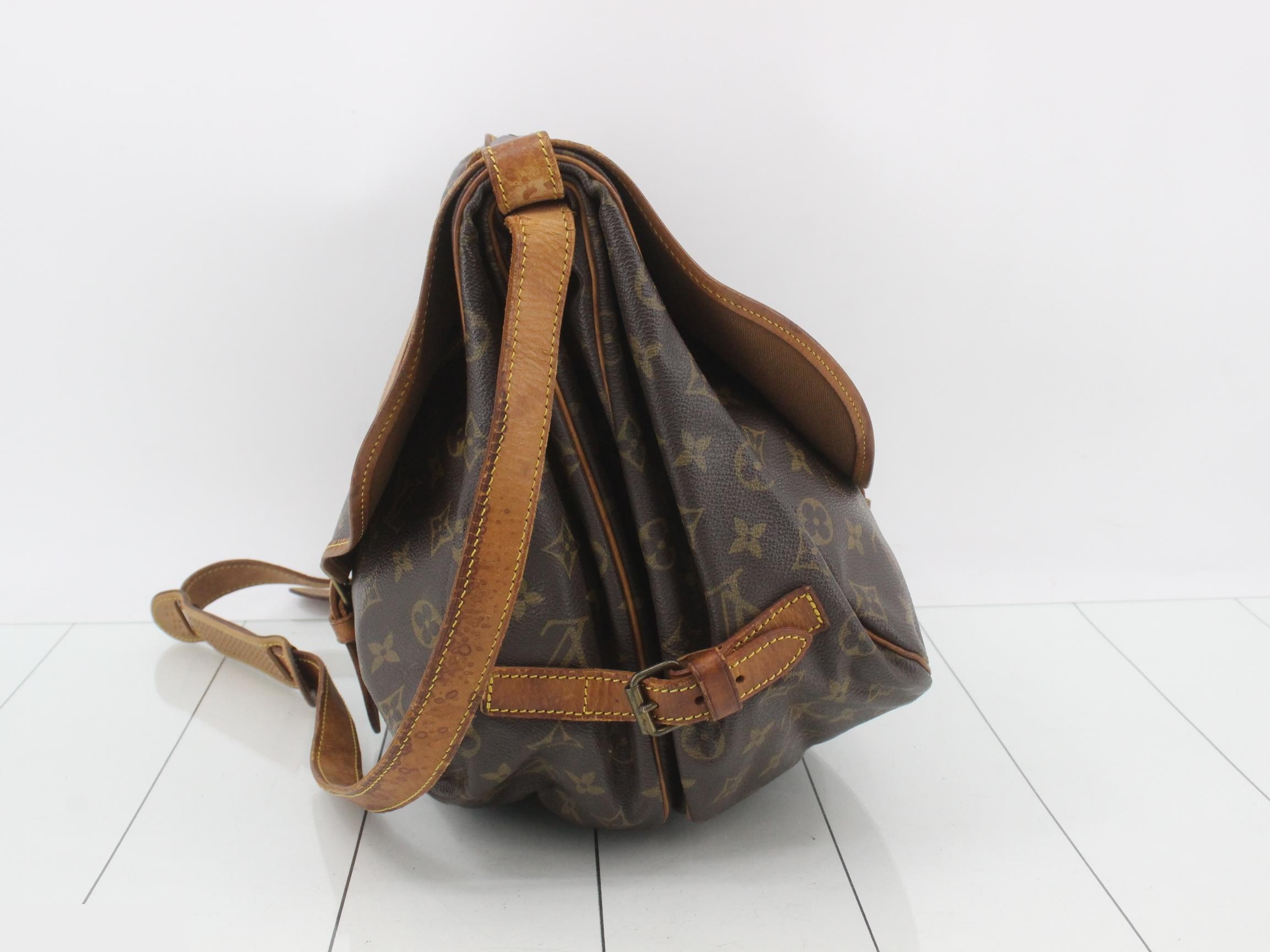 Monogram Saumur Shoulder Bag — view 3