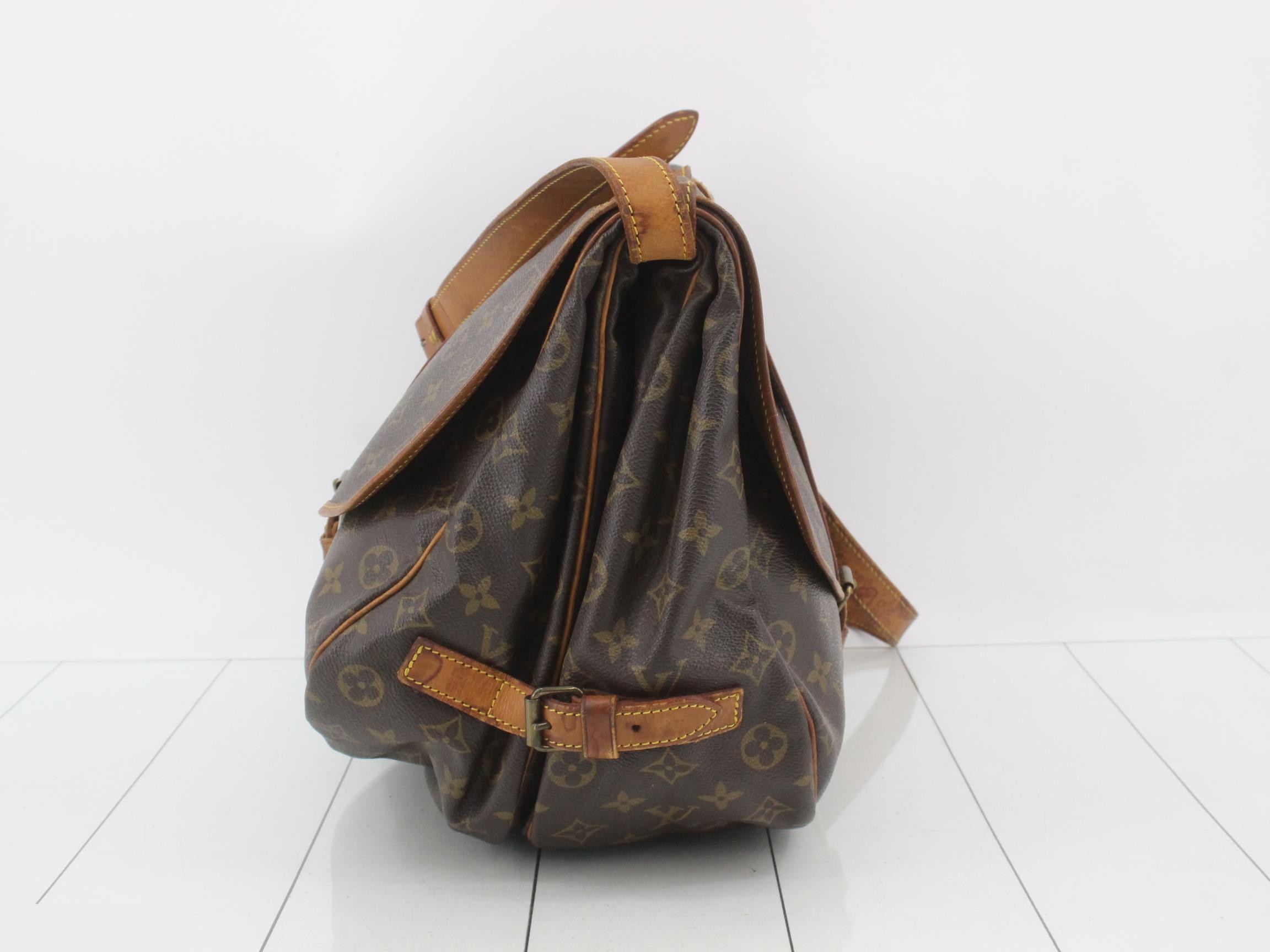 Monogram Saumur Shoulder Bag — view 4
