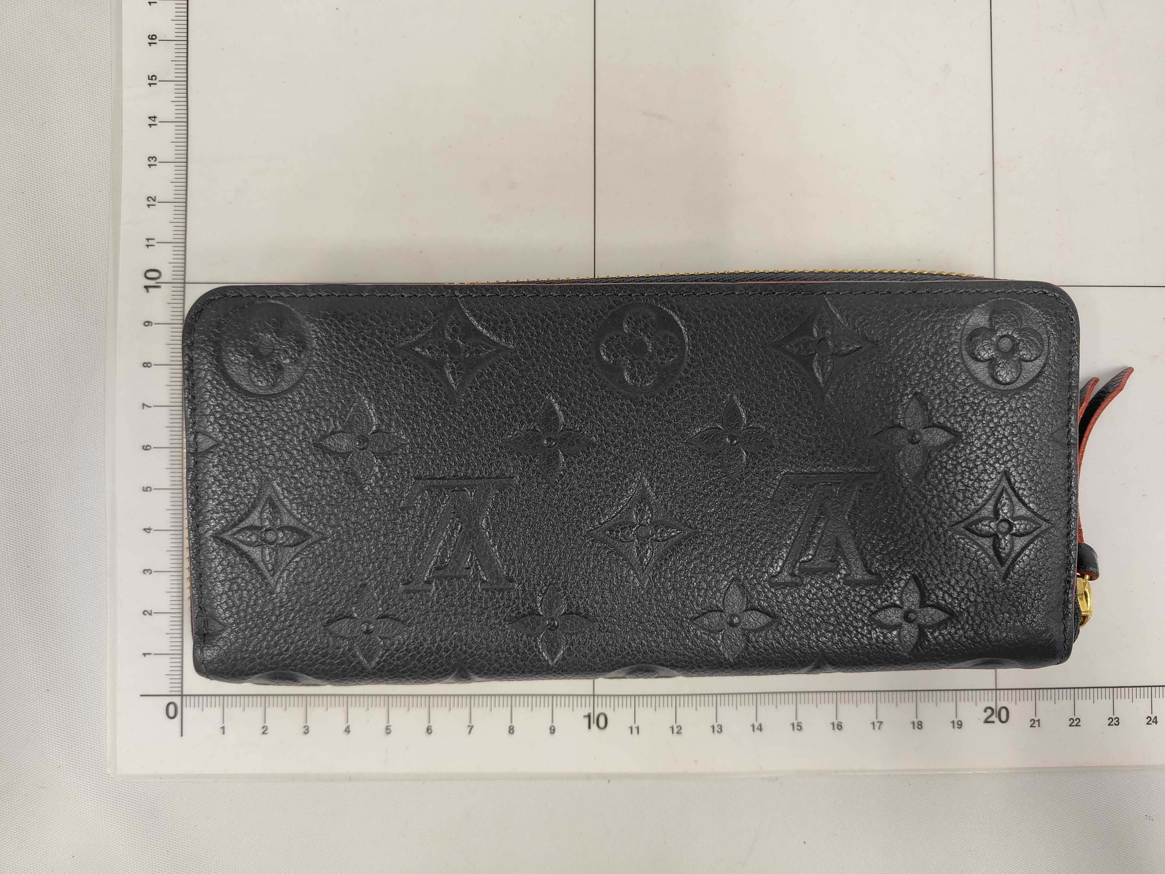 M69415 Monogram Empreinte Portefeuille Clemence Marine Rouge Wallet — view 2