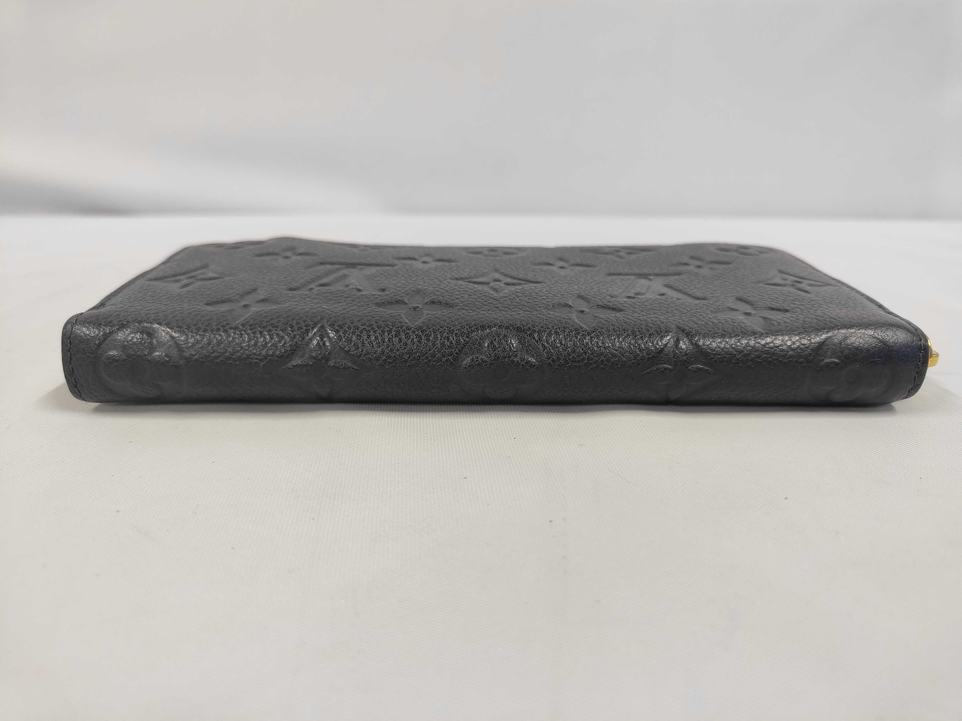 M69415 Monogram Empreinte Portefeuille Clemence Marine Rouge Wallet — view 3