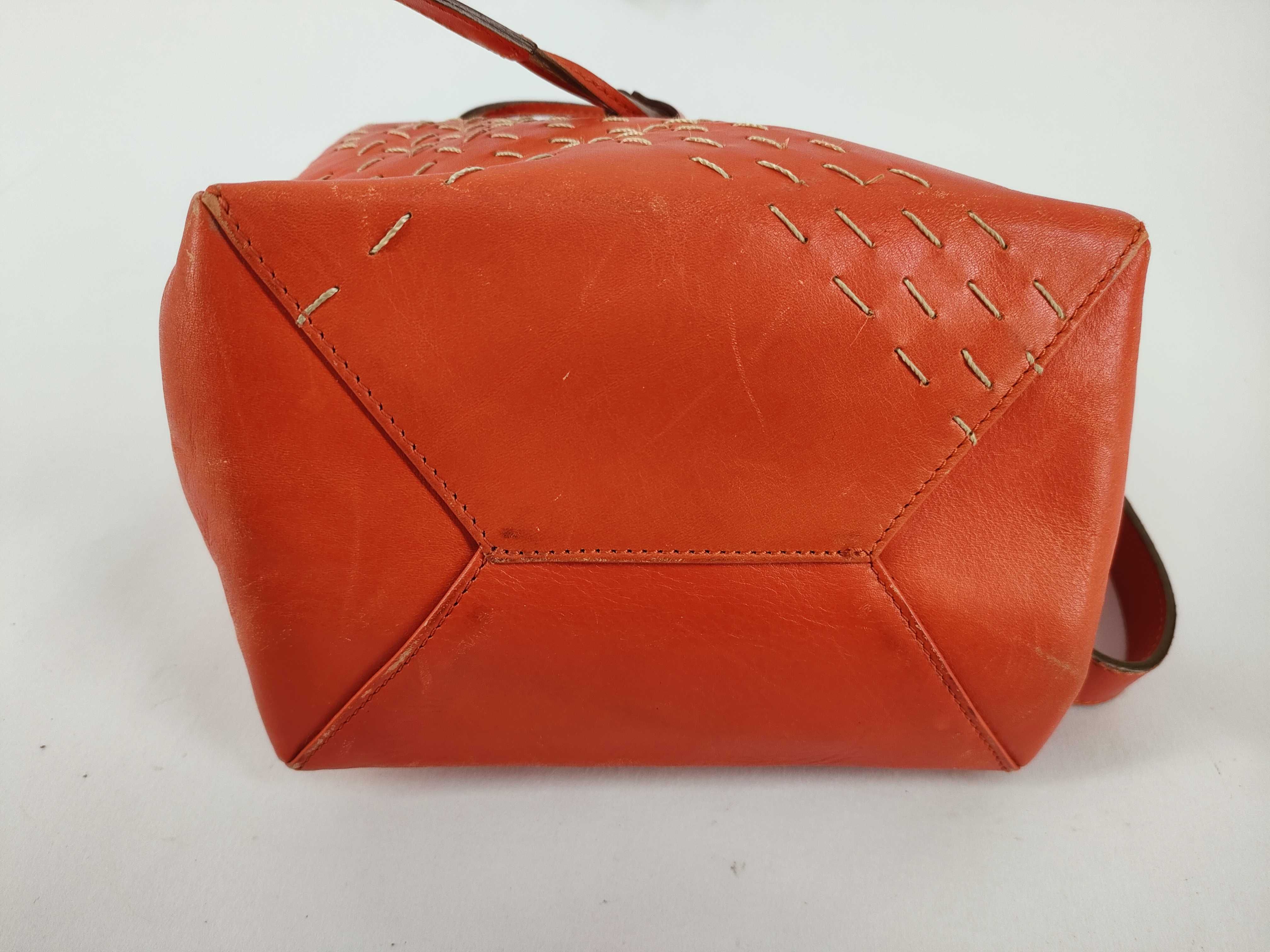 leather bucket bag shoulder bag — view 7